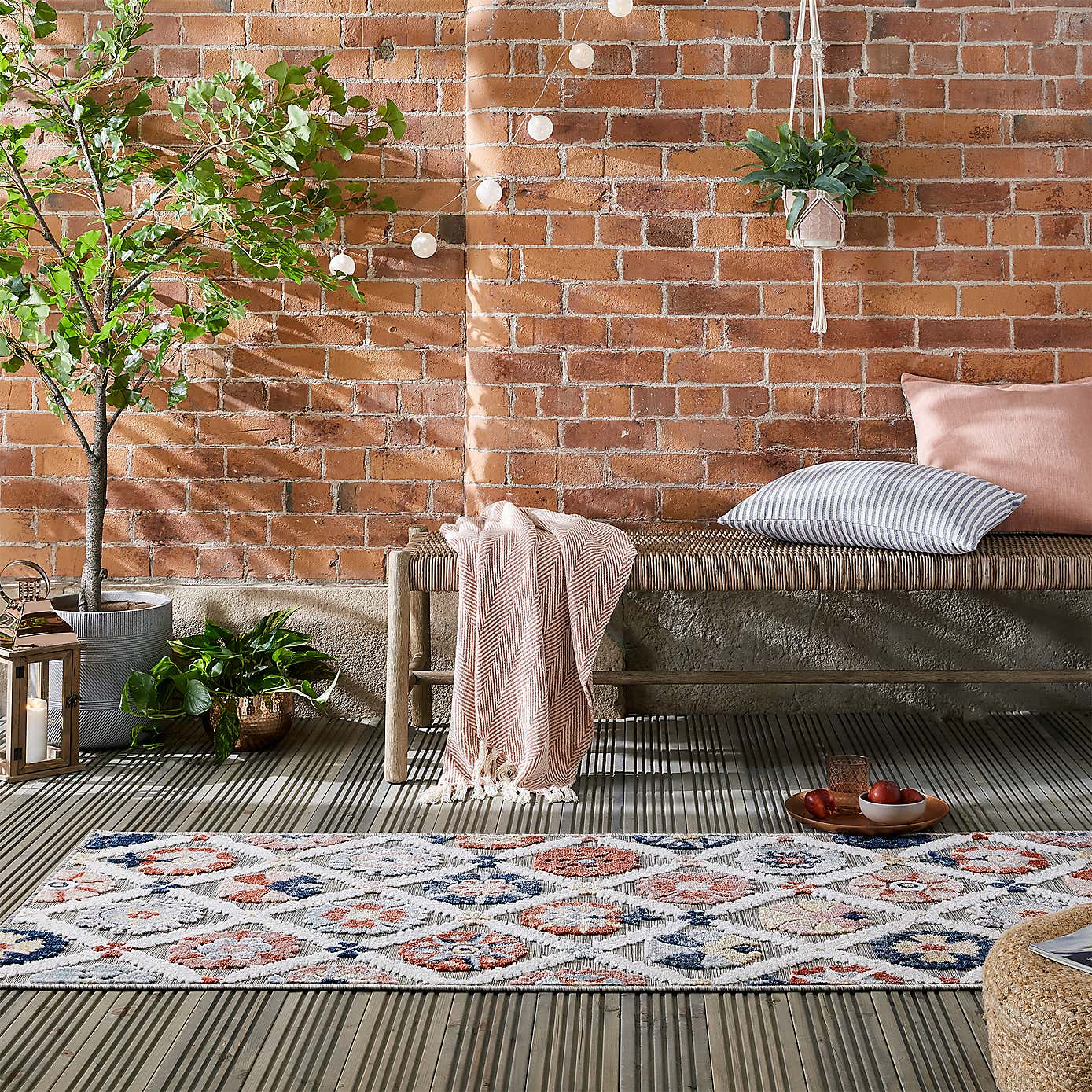 Flora Floral Indoor Outdoor Runner