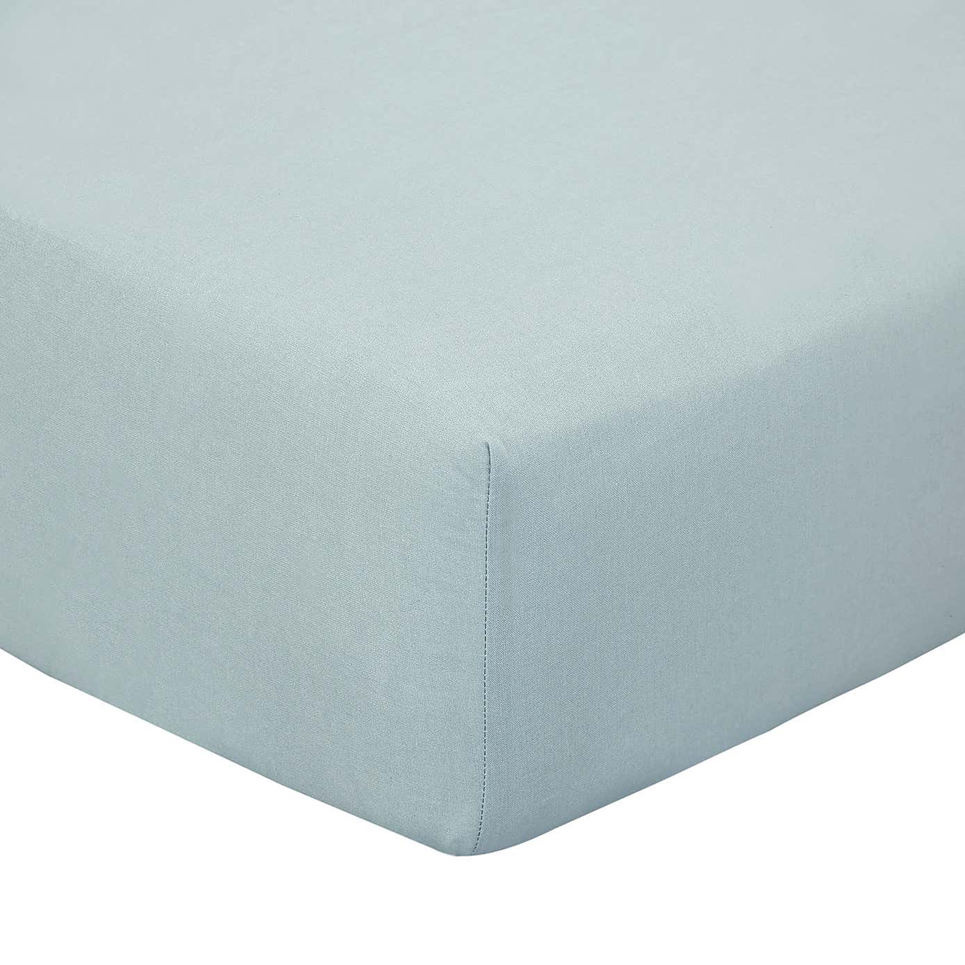 100% Organic Cotton Double Fitted Sheet
