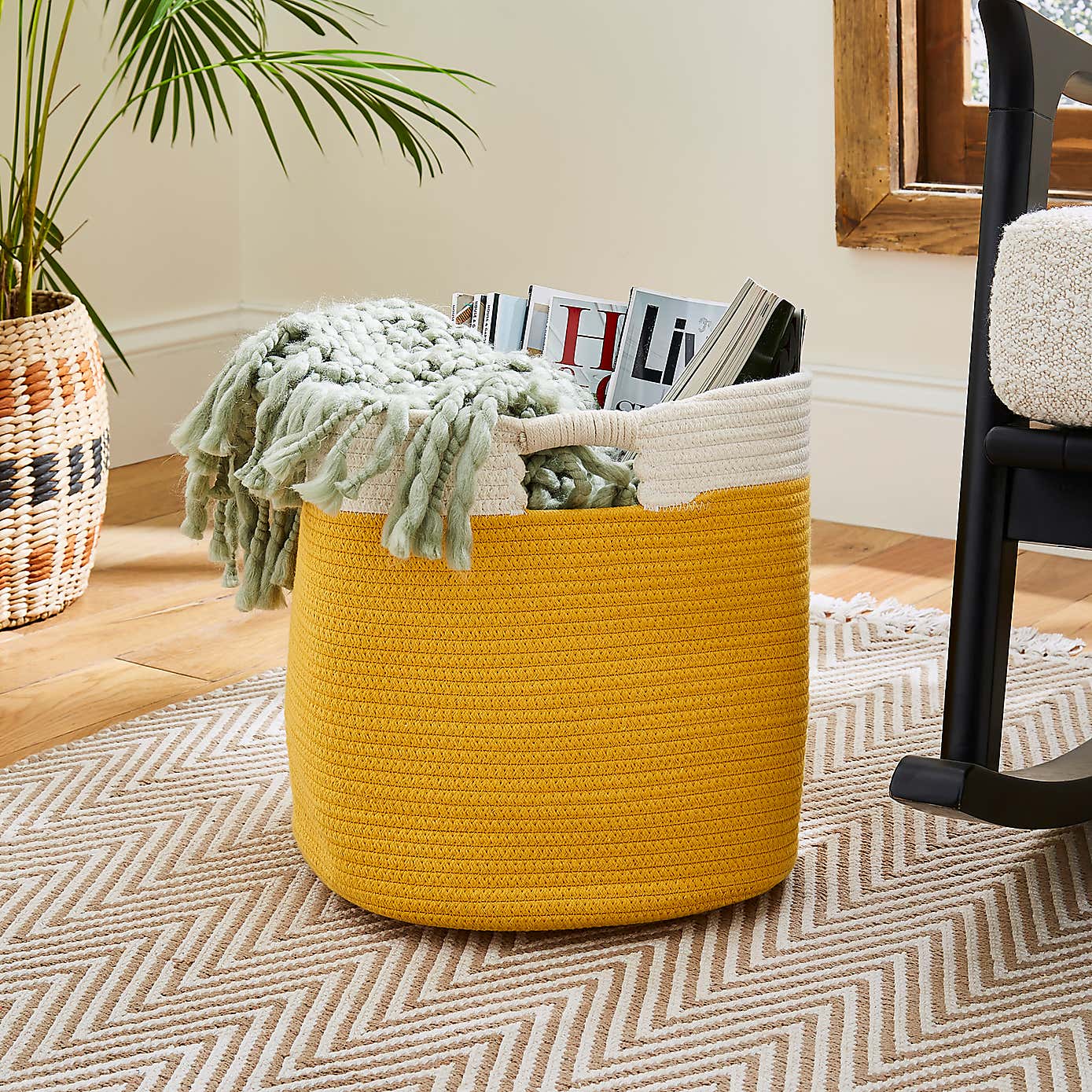 Square Fabric Storage Basket