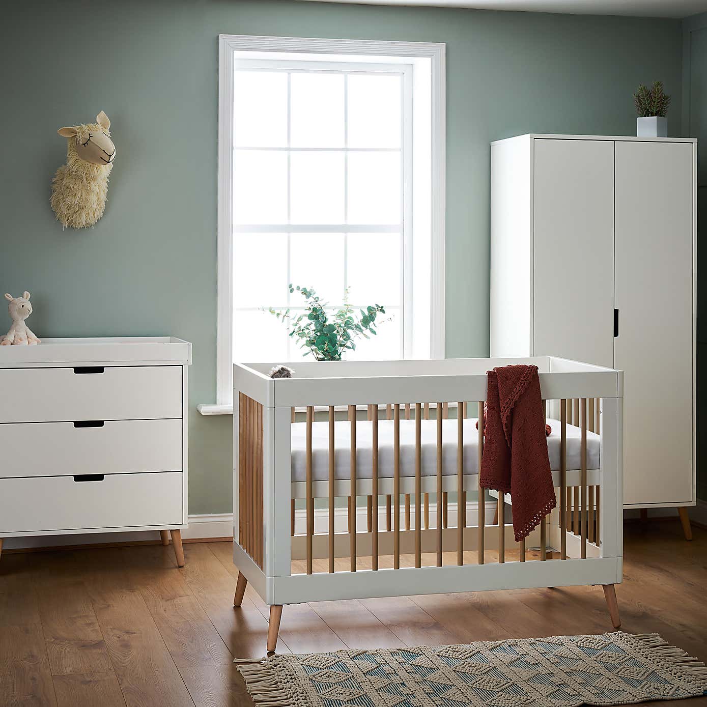 OBaby Maya Mini 3 Piece Nursery Room Set