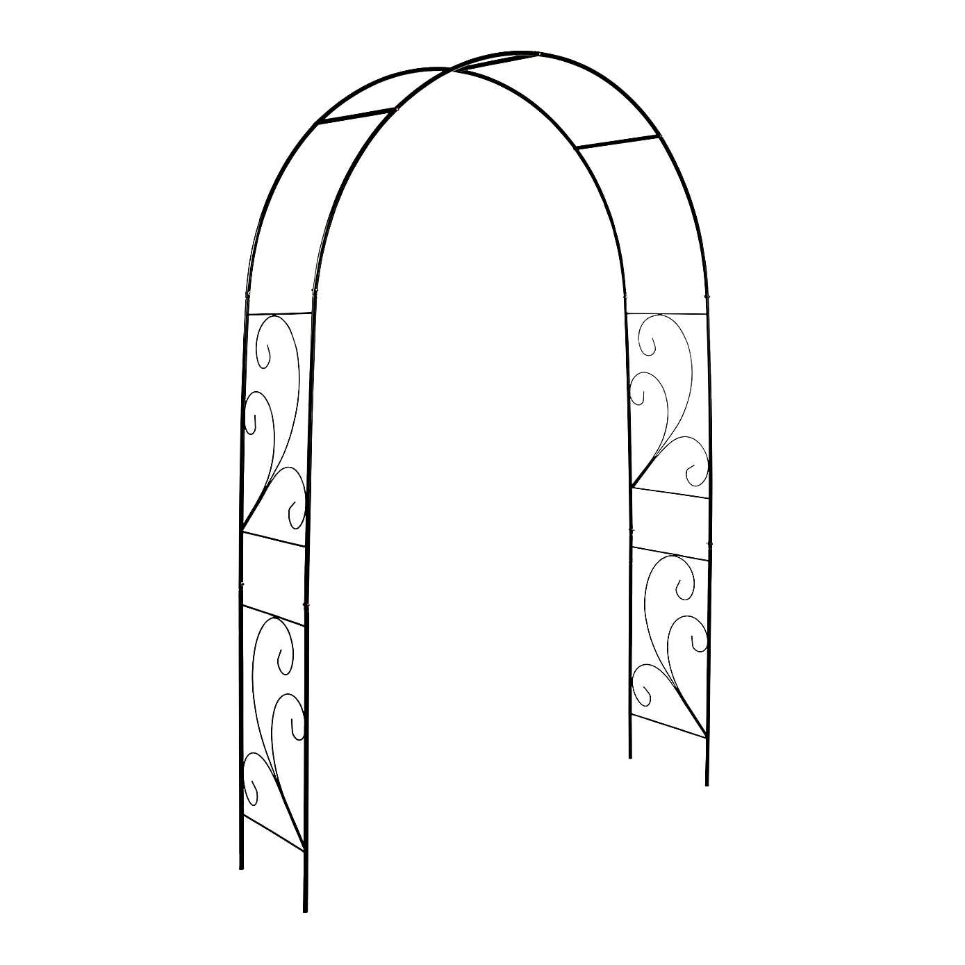 Fallen Fruits Scroll Rose Arch