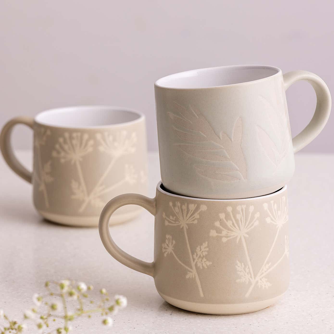 Mason Cash Set of 2 Botanical Mugs