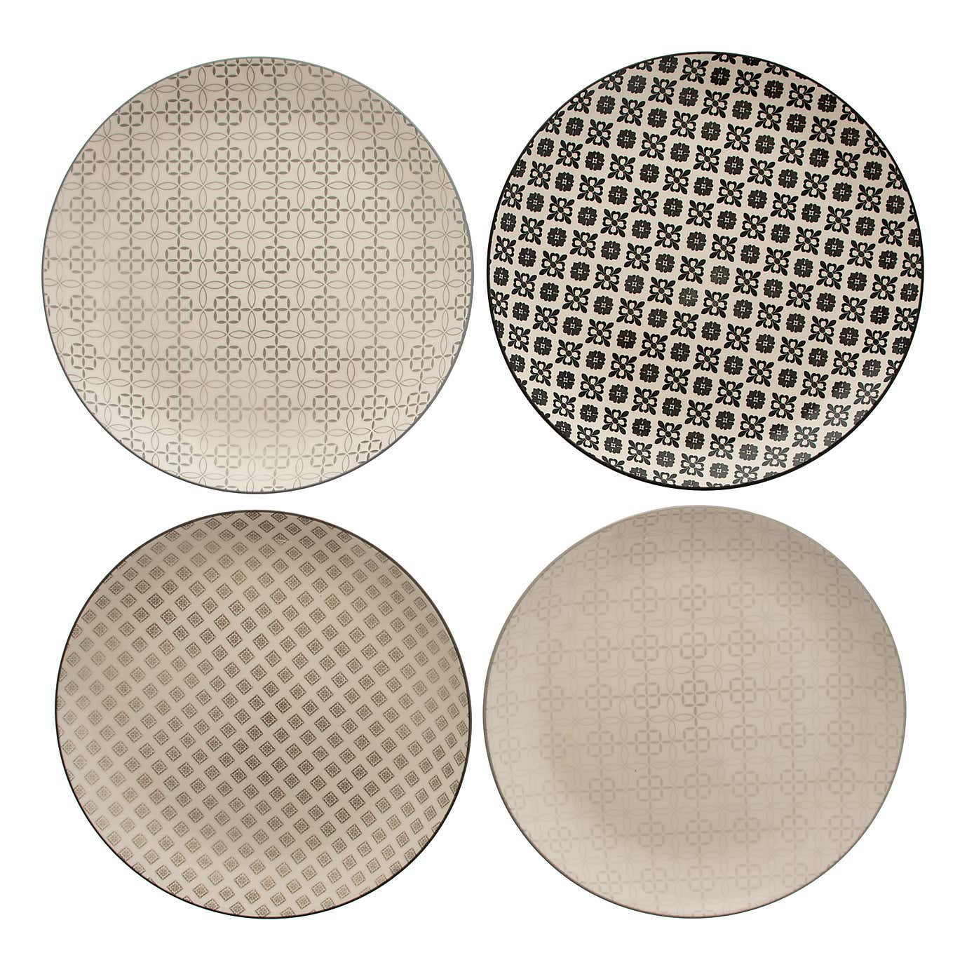 Hestia Set of 4 Tile Dinner Plates