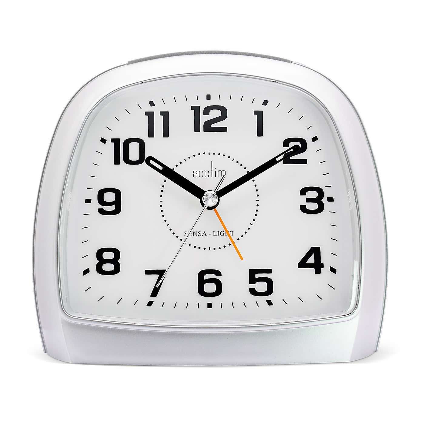 Acctim SensaLight Three Analogue Alarm Clock Smartlite White