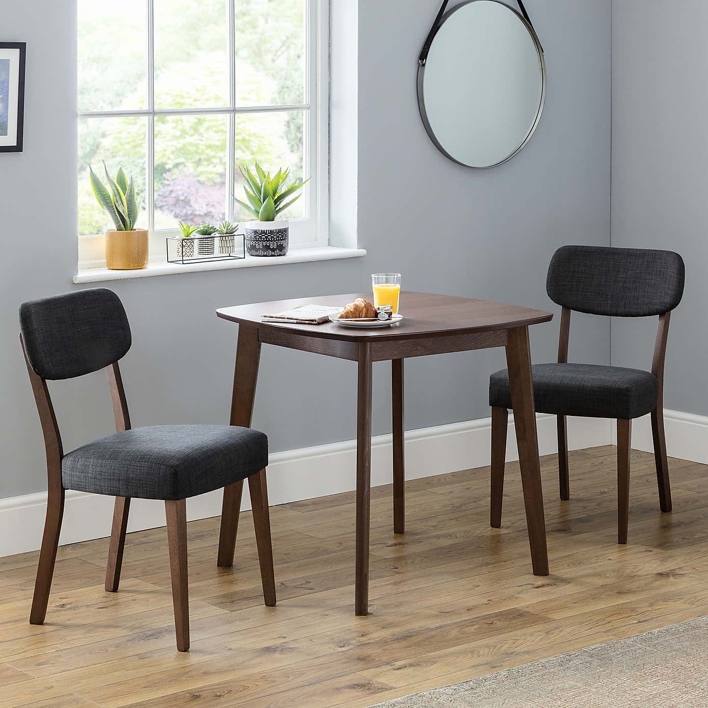 Lennox Square Dining Table Walnut