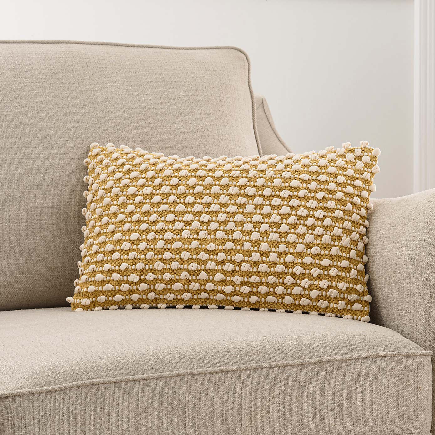 Jersey Bobble Cushion