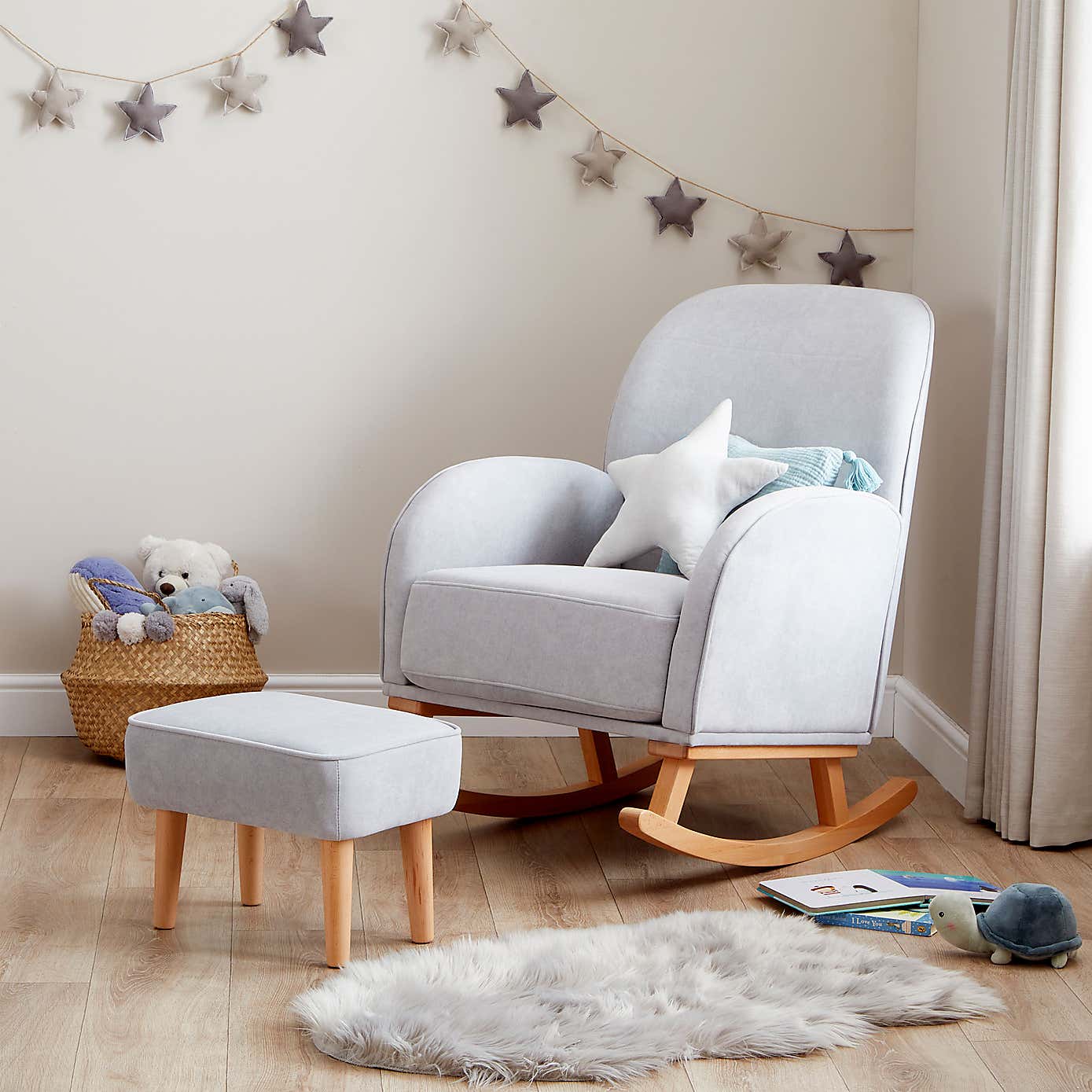 Freya Nursing Chair with Stool
