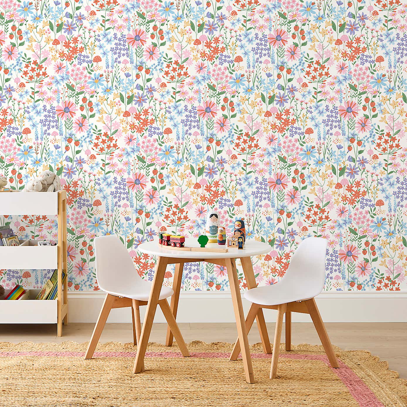 Ladybird Garden Wallpaper