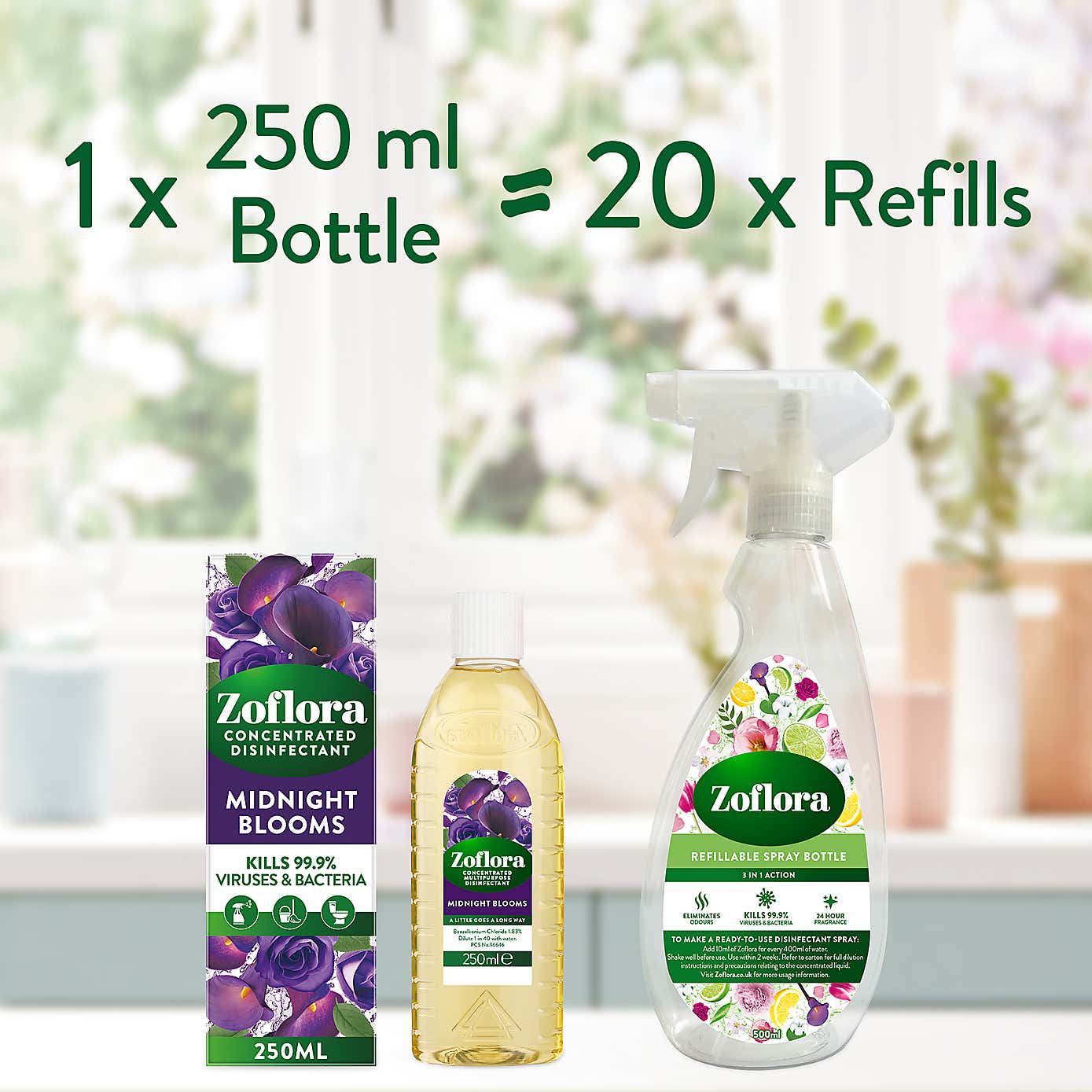 Zoflora Midnight Blooms Concentrate