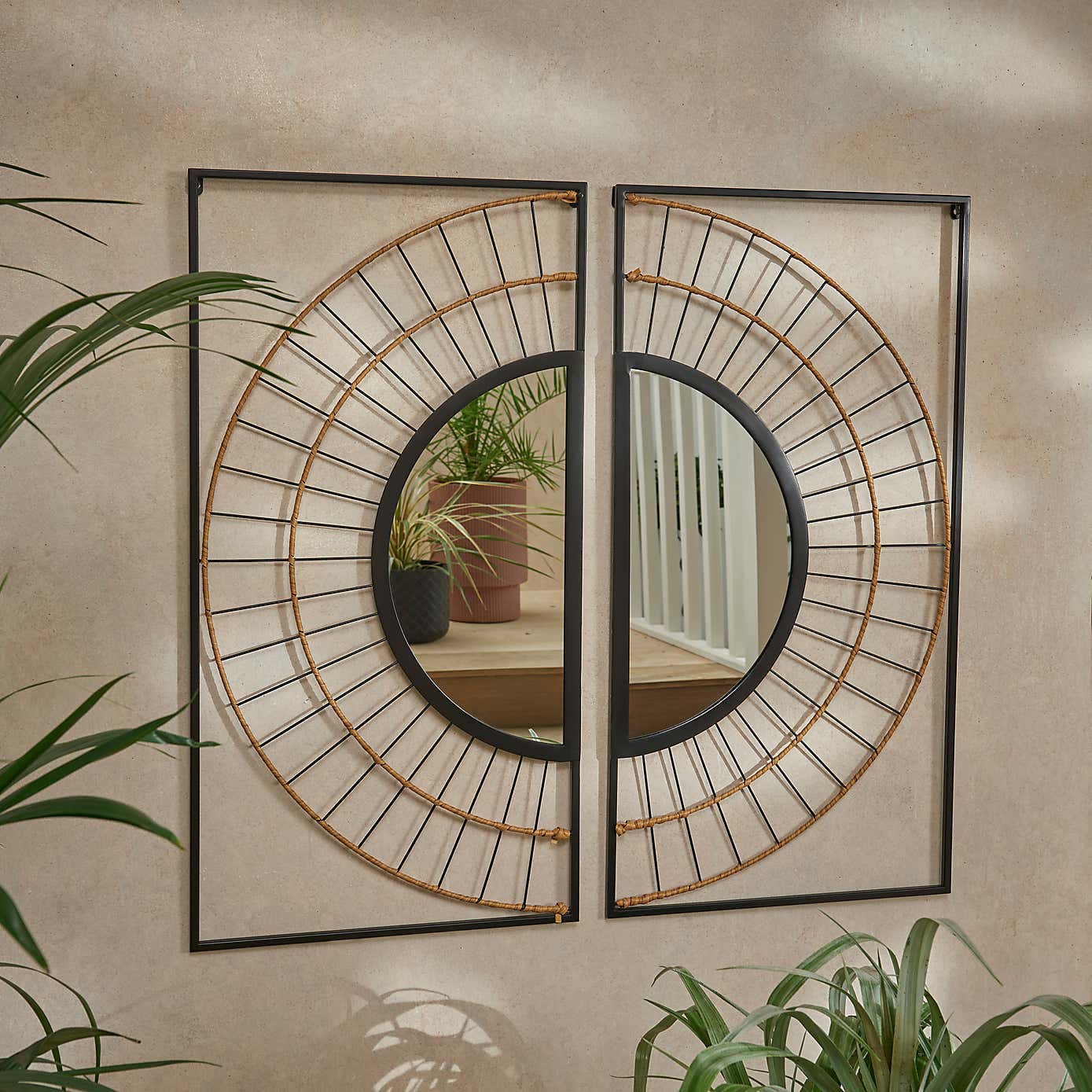 Indoor Outdoor Artisan Wall Art Panels 90cm