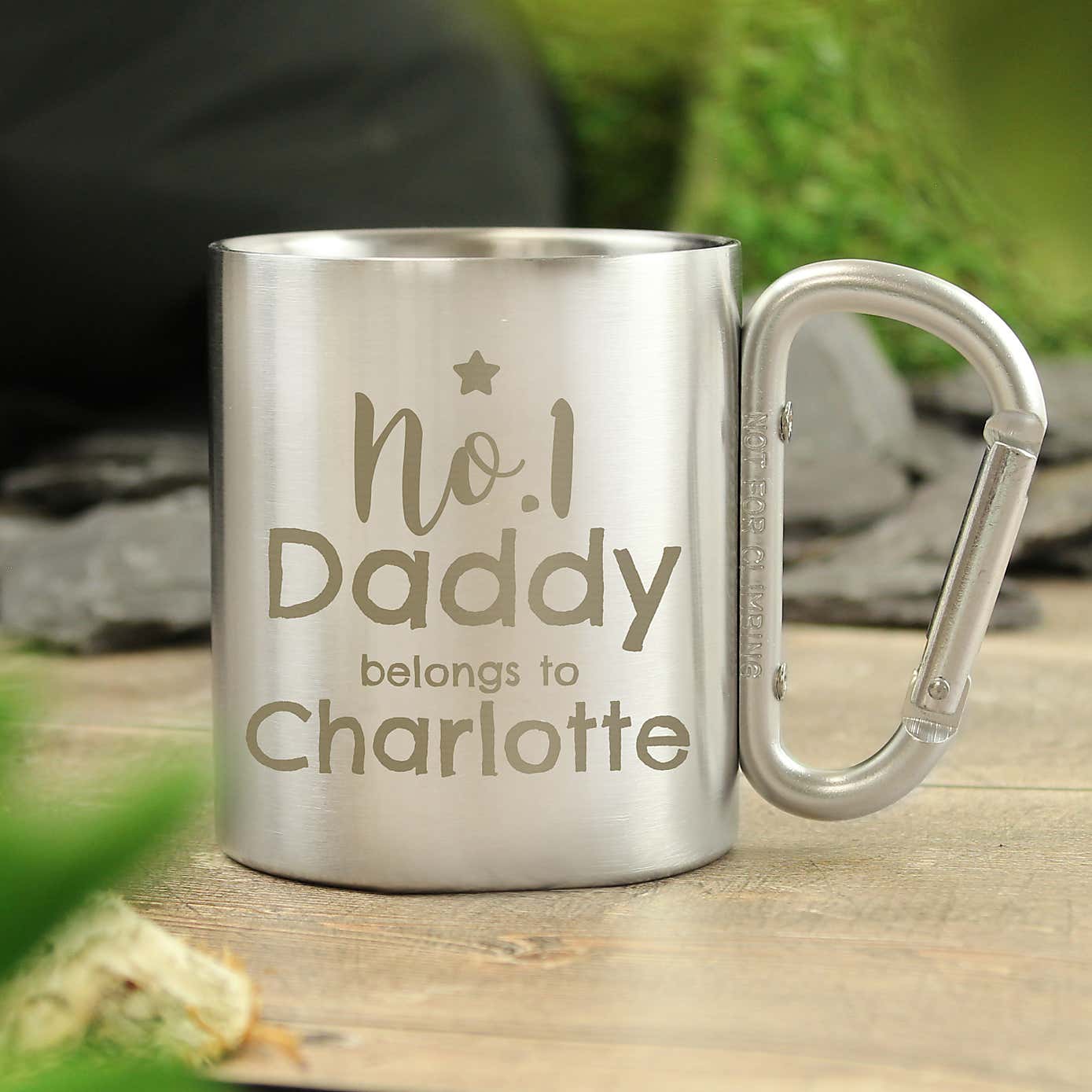 Personalised No1 Daddy Stainless Steel Mug