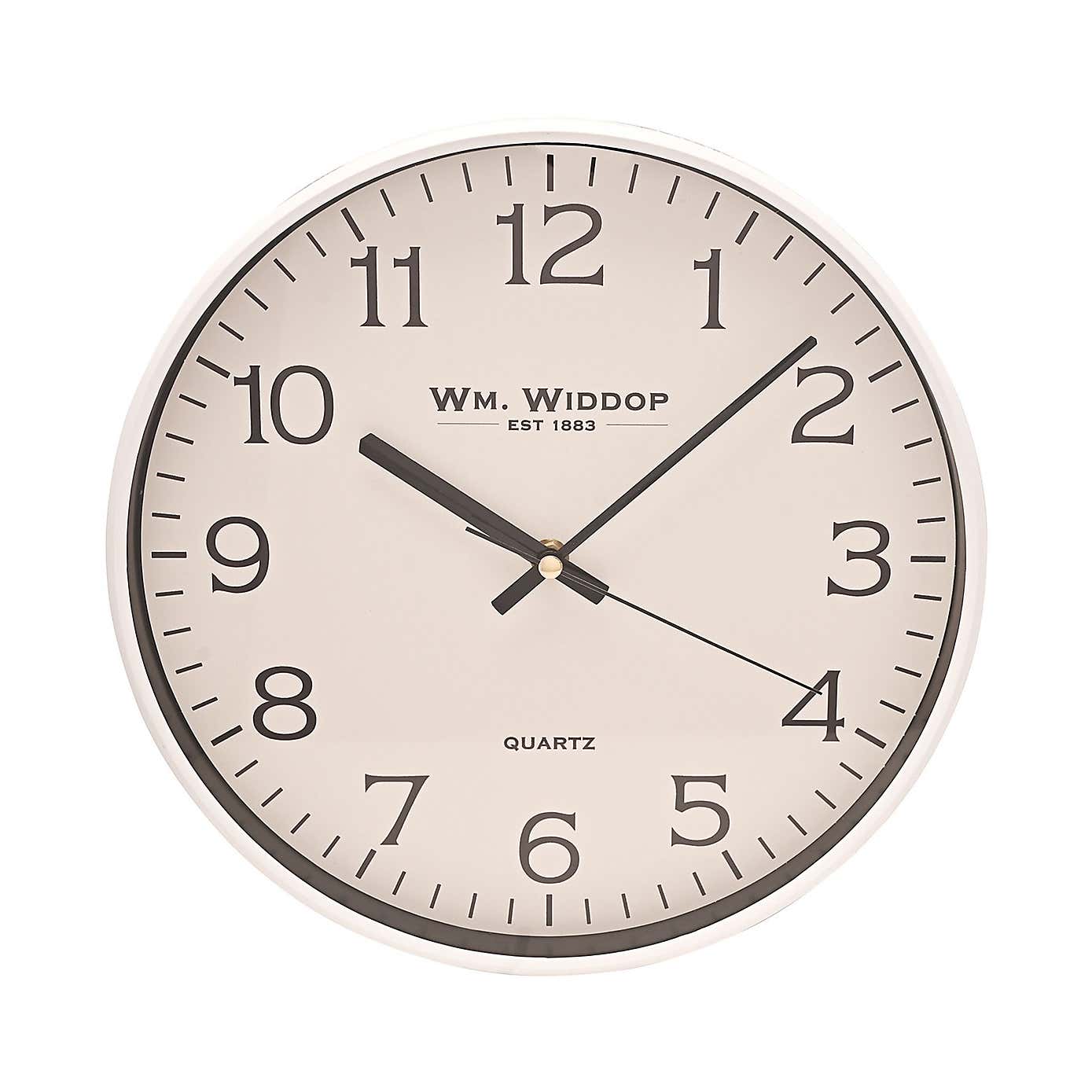 Widdop Slim Cased Wall Clock