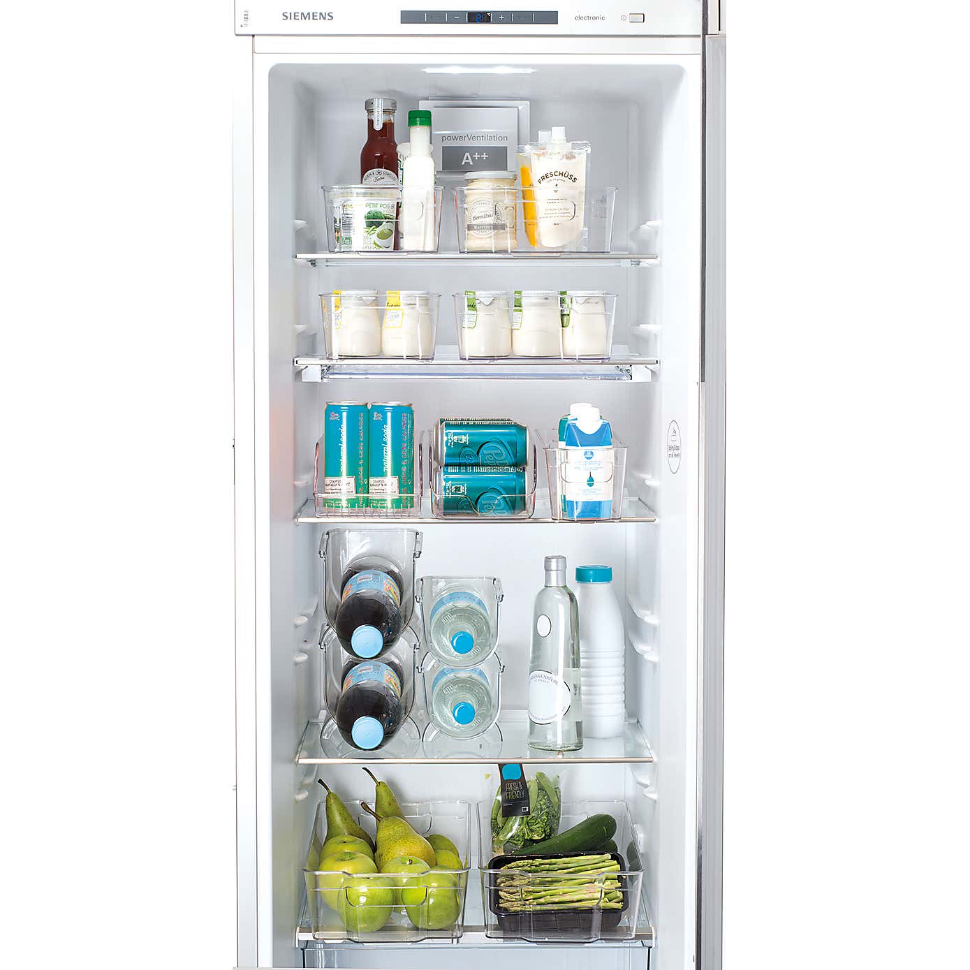 Set of 2 Fridge Storage Boxes