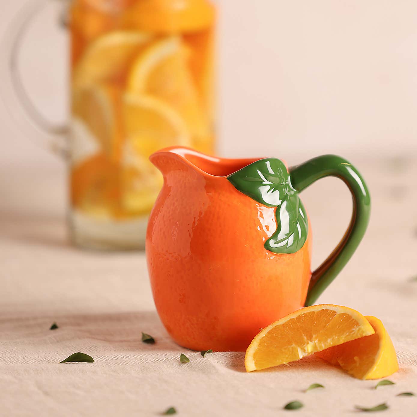 Hestia Orange Jug