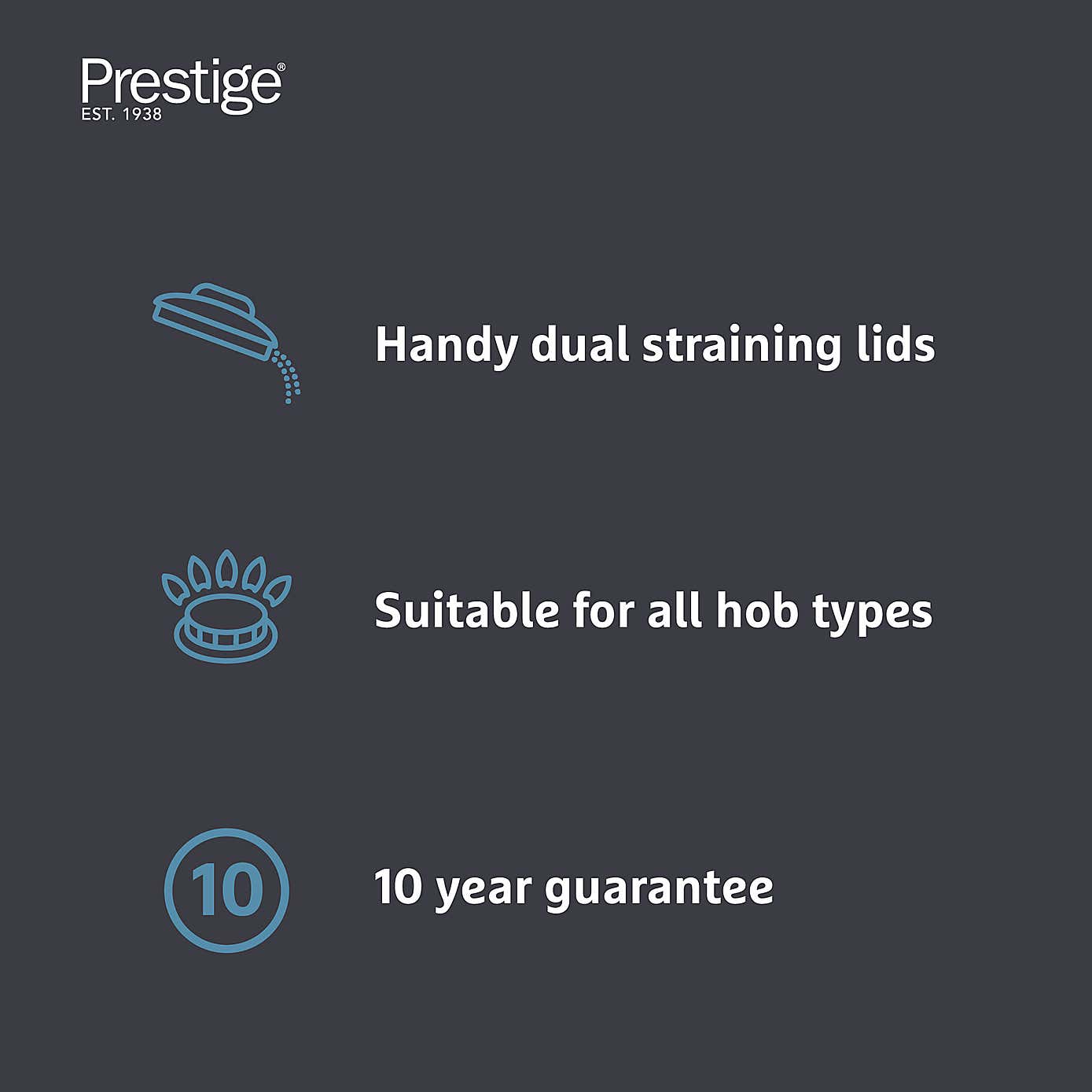 Prestige Made to Last Non-Stick Frying Pan, 25cm