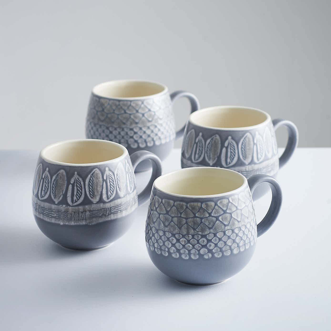 Mason Cash Set of 4 Impressions Mugs