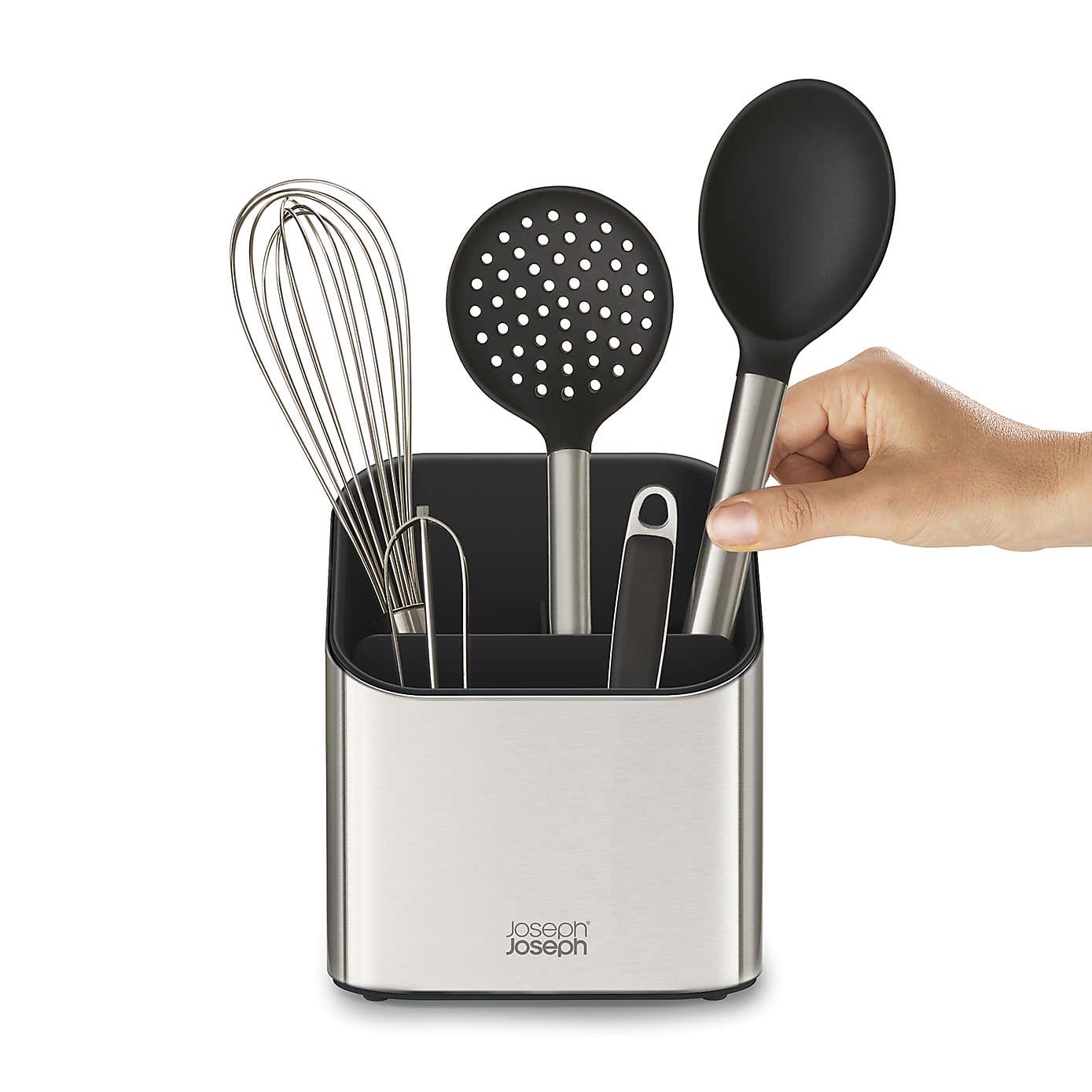 Surface Tiered Grey Utensil Pot