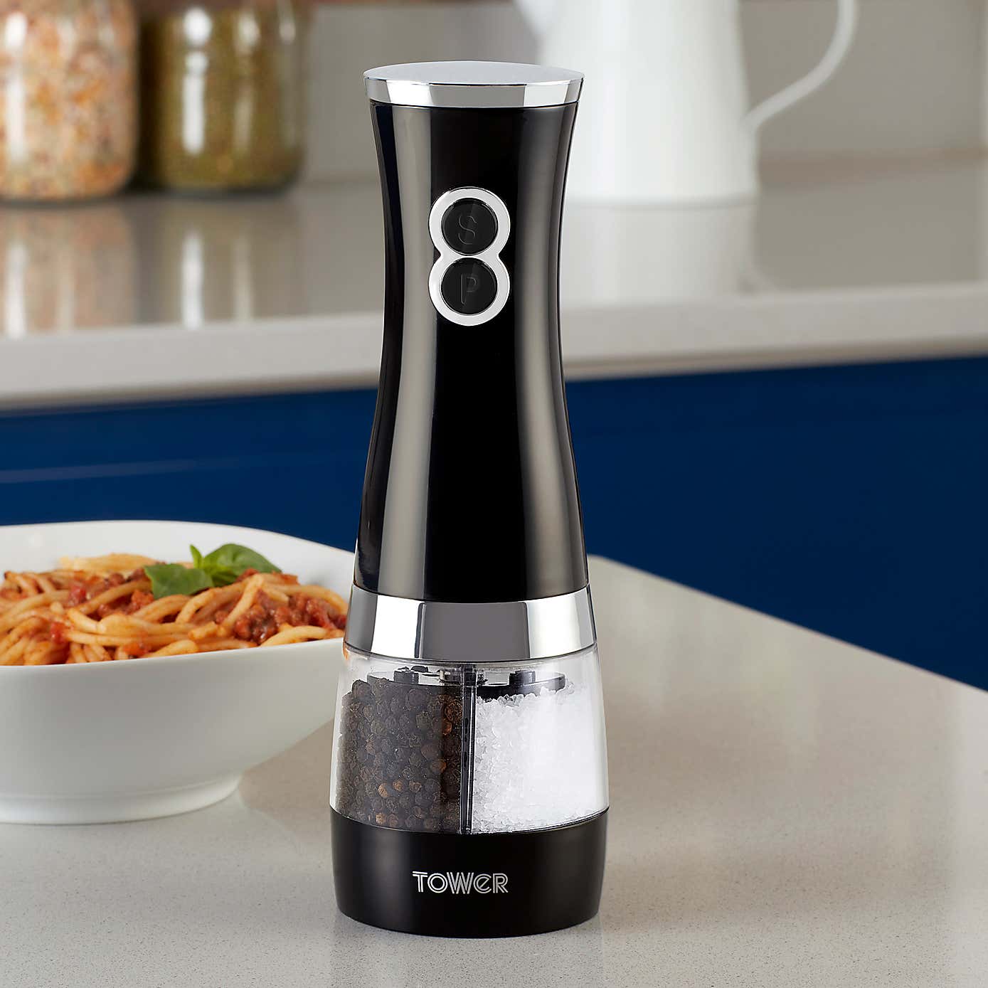 Tower Cavaletto Electric Duo Salt & Pepper Mill Set