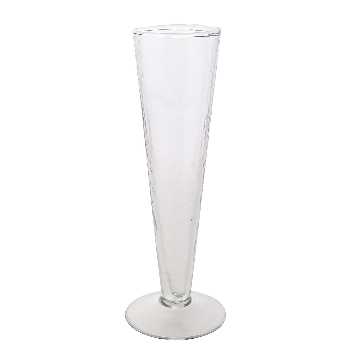 Hestia Set of 4 Hammered Champagne Flutes