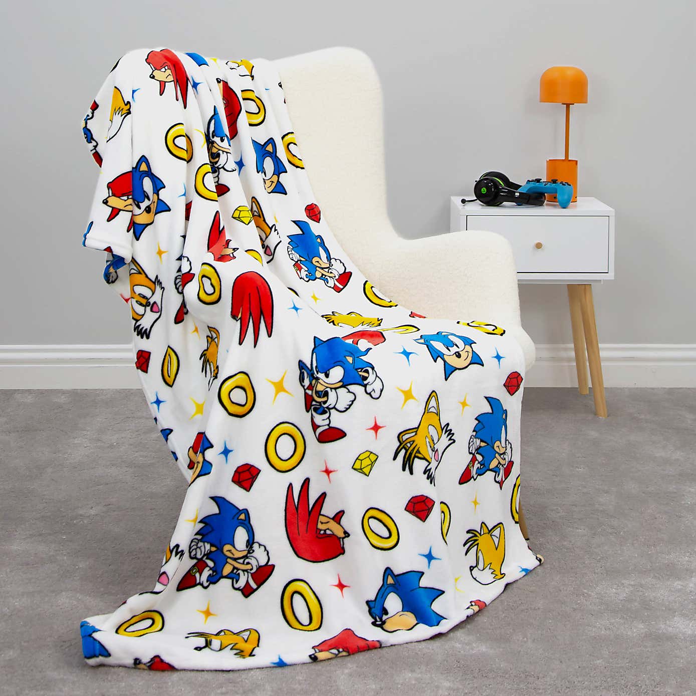 Sonic Liquid Rot Fleece Blanket