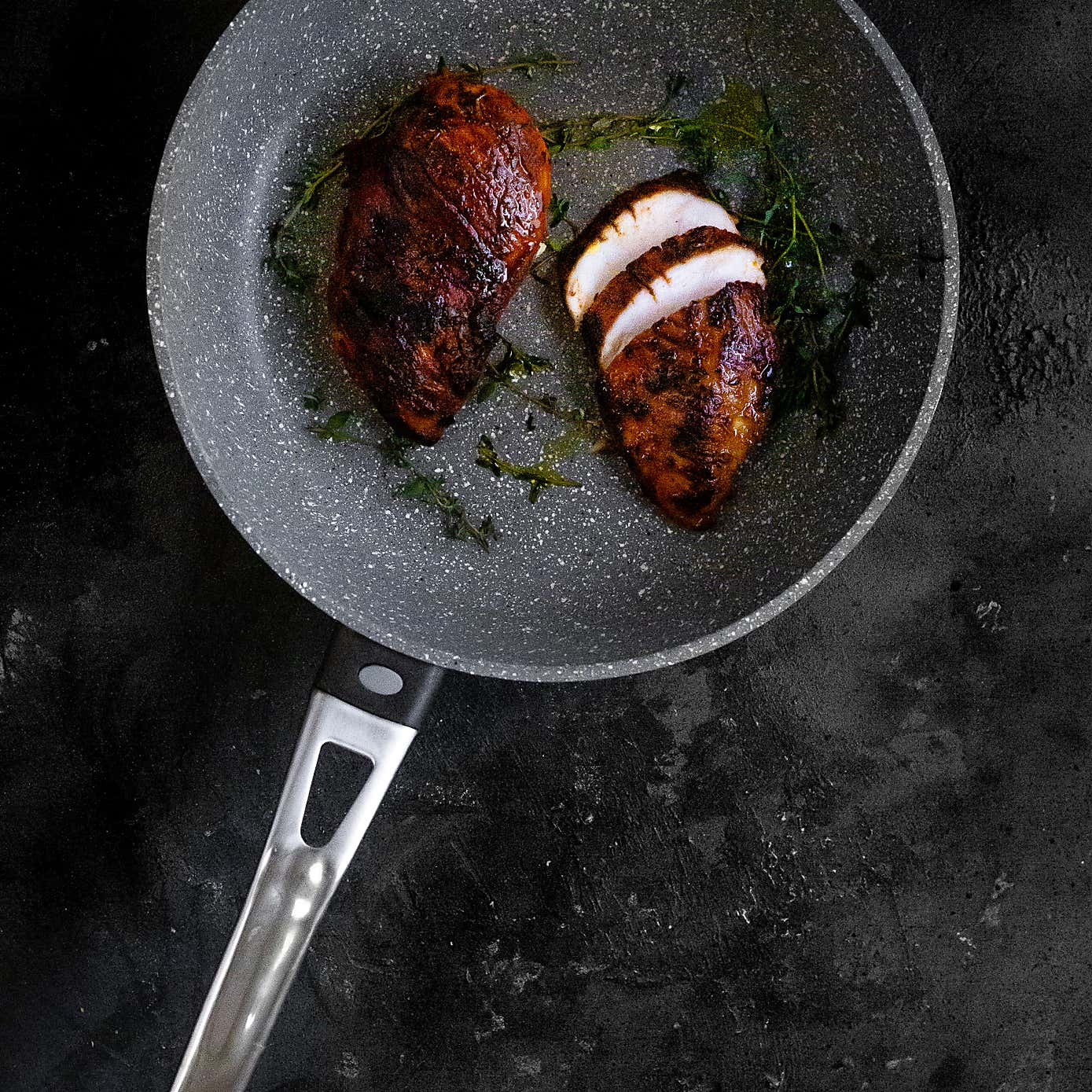 MasterClass Non-Stick Aluminium Frying Pan, 26cm