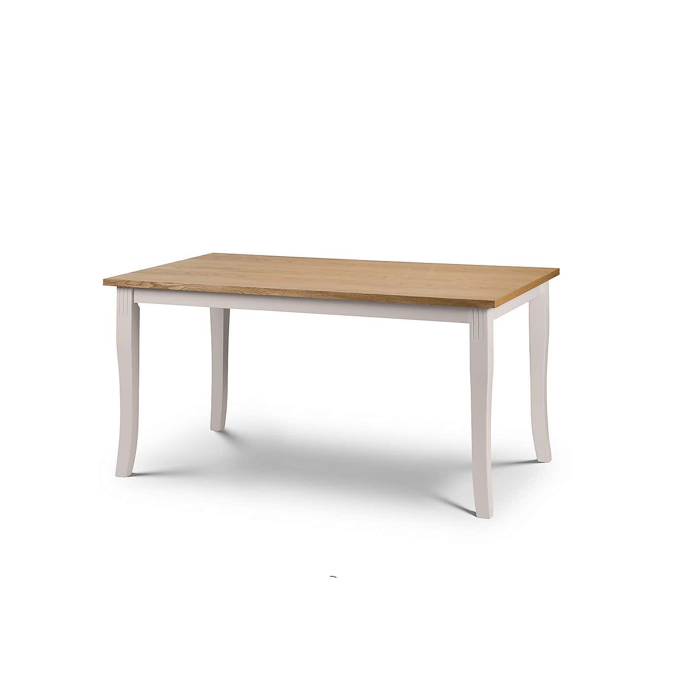 Davenport Rectangular Grey Dining Table with 6 Chairs