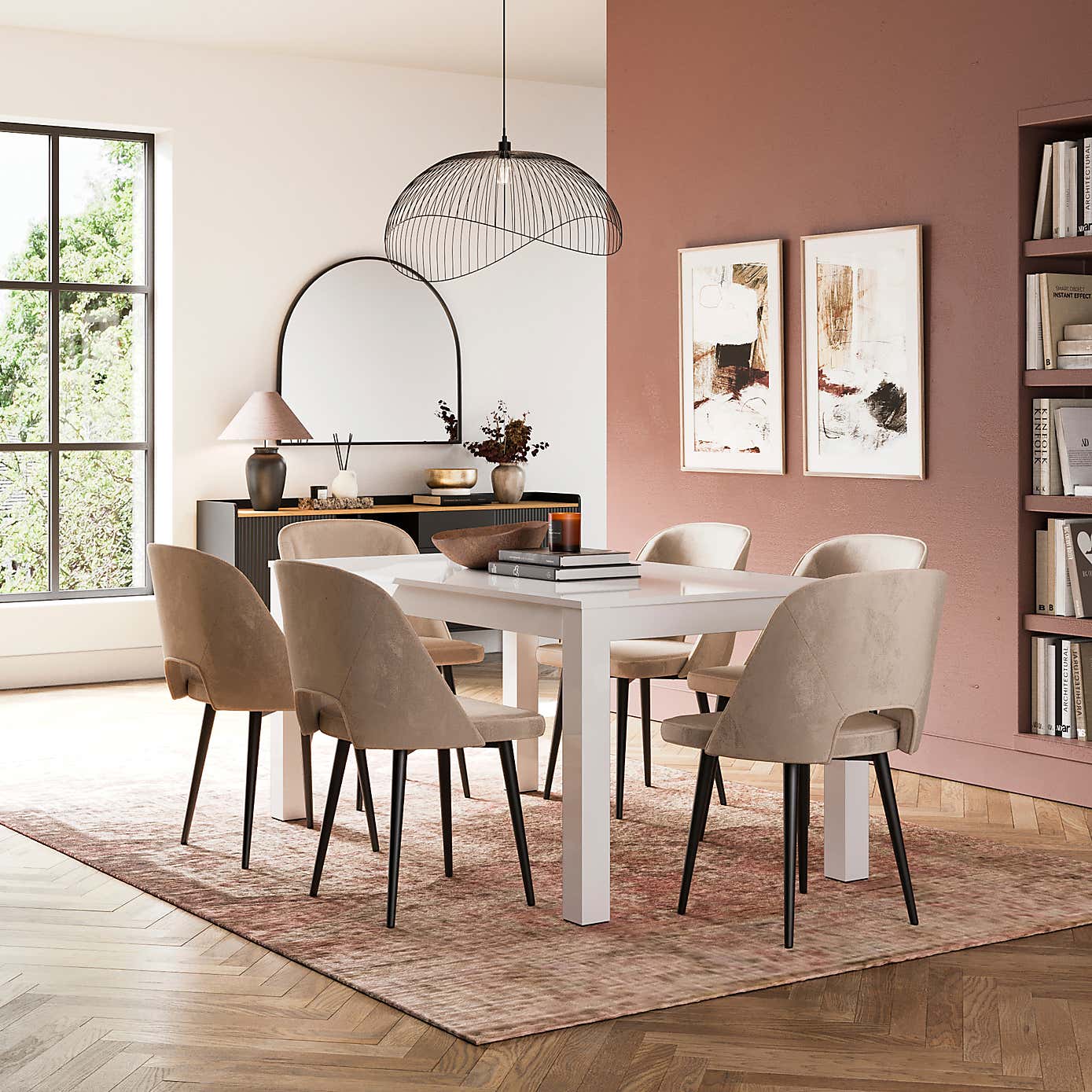 Harlington 8-10 Seater Extendable Dining Table