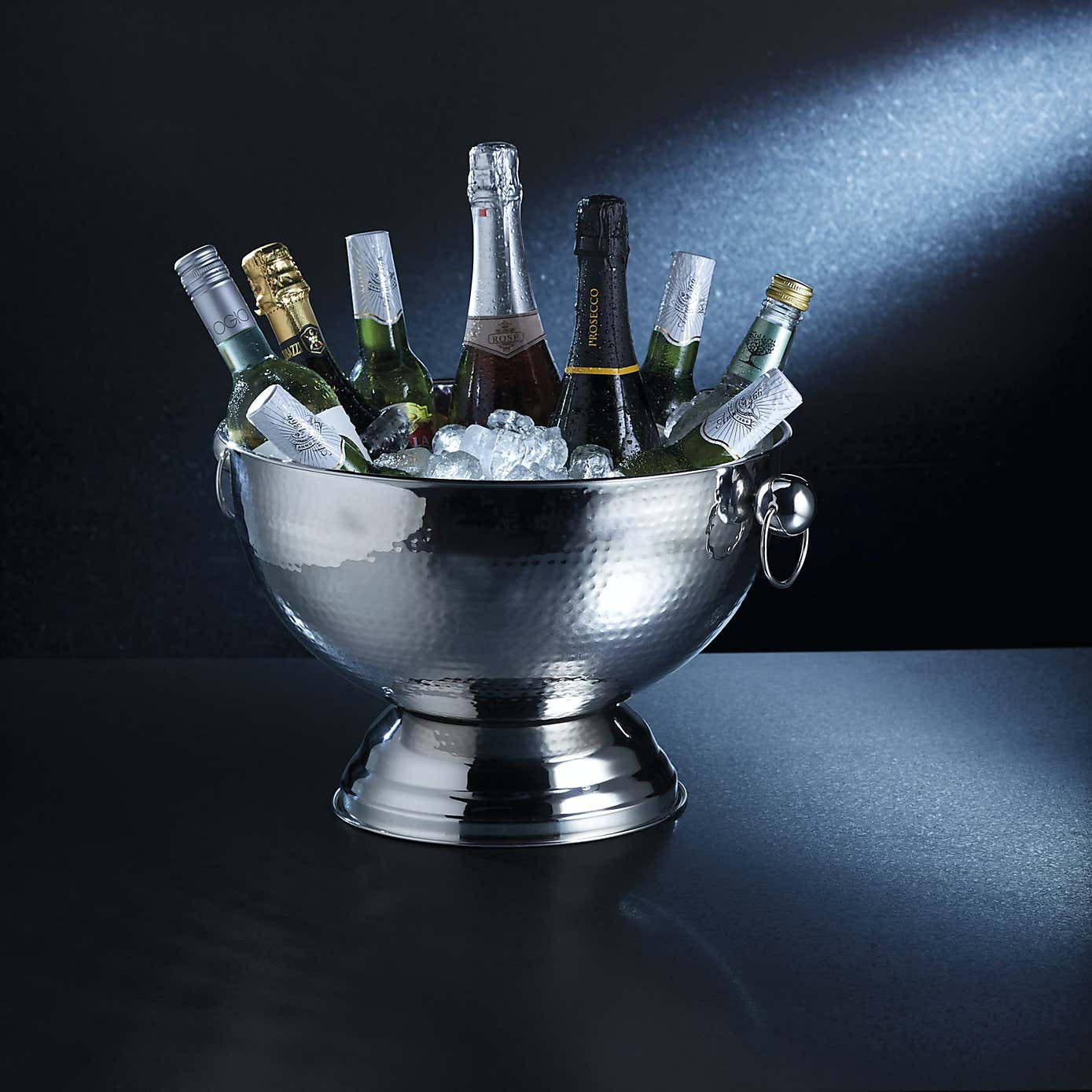 BarCraft Hammered Chanpagne Bowl