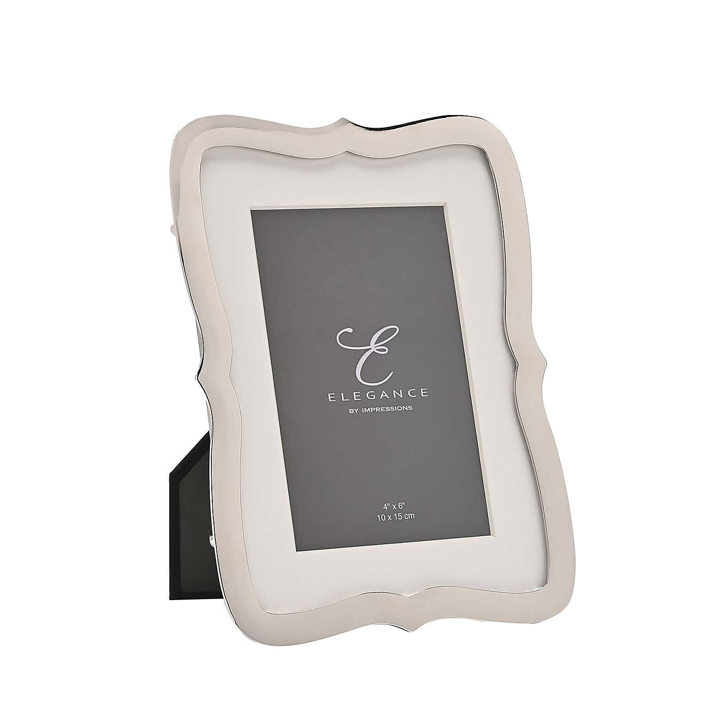 Elegance Silver Wavy Edged Photo Frame