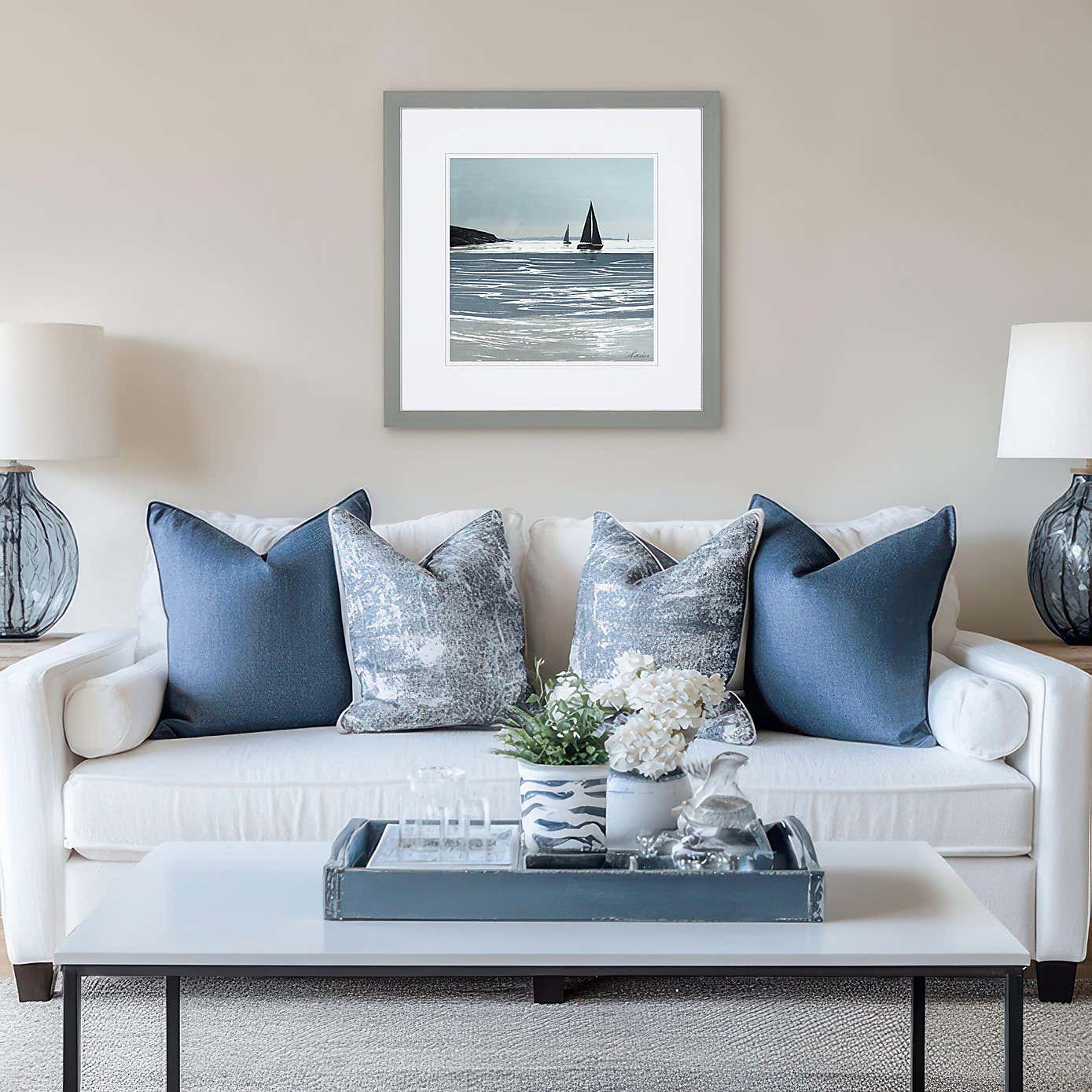 Cedar & Sage Sparkling Sand Framed Print