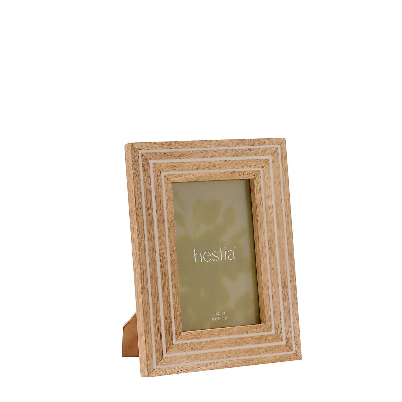 Hestia Wooden Striped Photo Frame