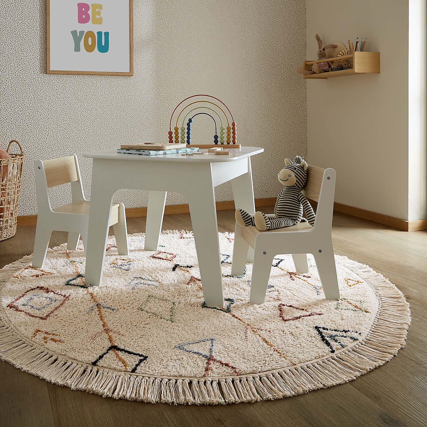 Marni Berber Round Cotton Rug