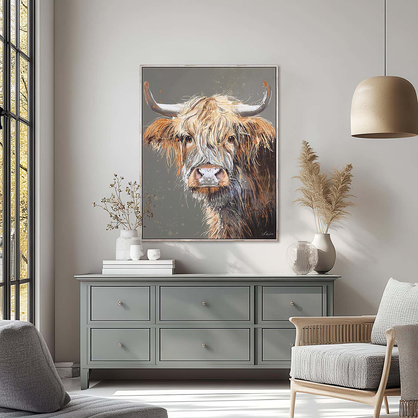 Cedar & Sage Brodie Framed Canvas