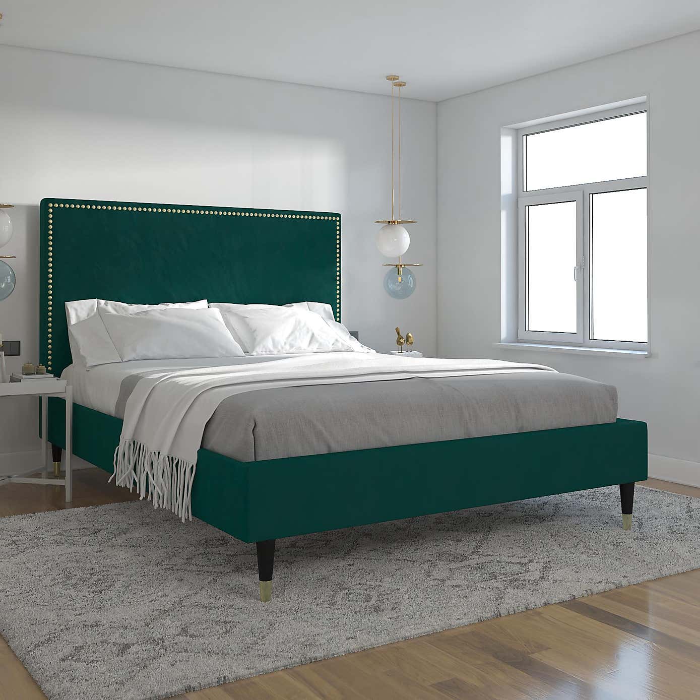 Cosmo Audrey Velvet Bed