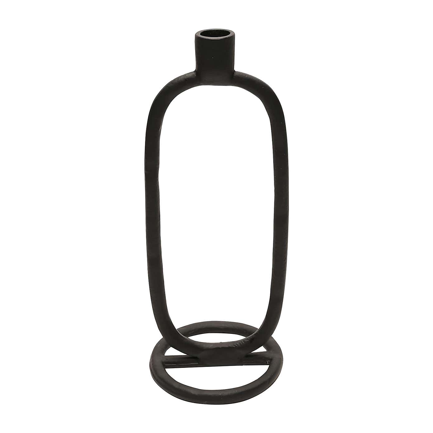 Hestia Aluminium Oval Candlestick Holder