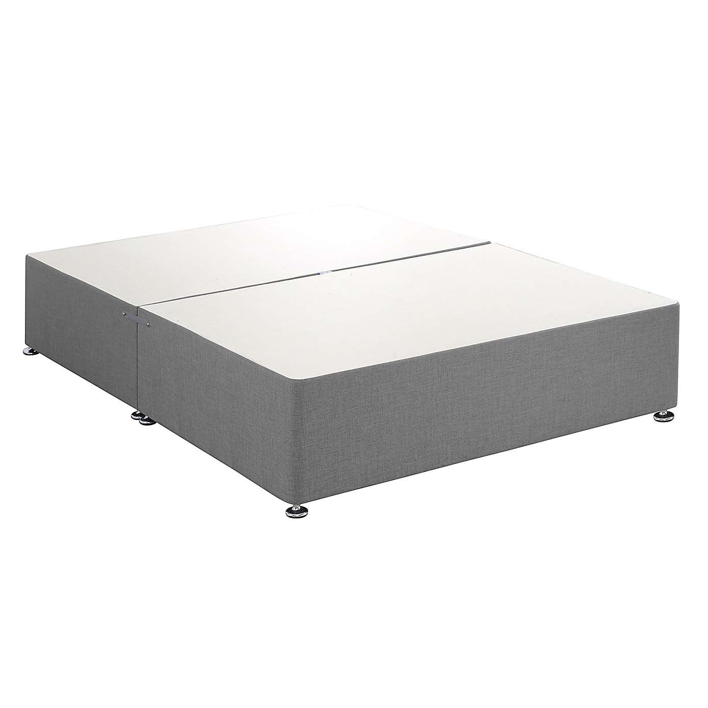 Universal Linen Divan Base with Headboard