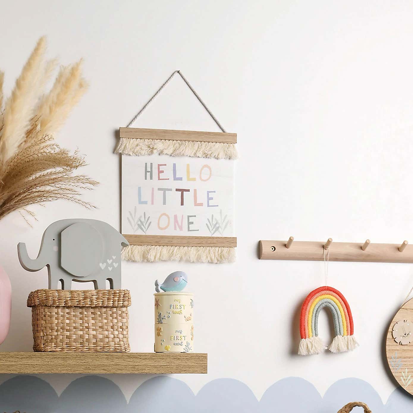 Petit Cheri Hello Little One Hanging Pendant