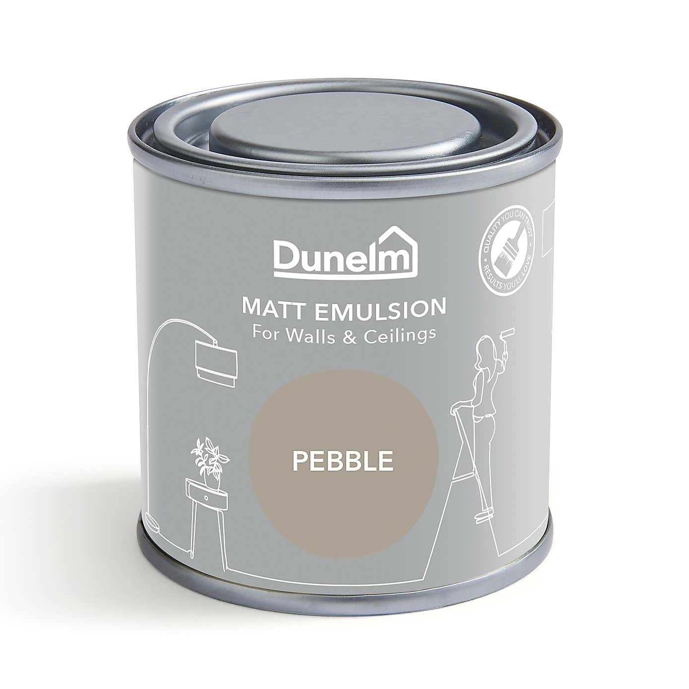 Dunelm Pebble Matt Emulsion Paint