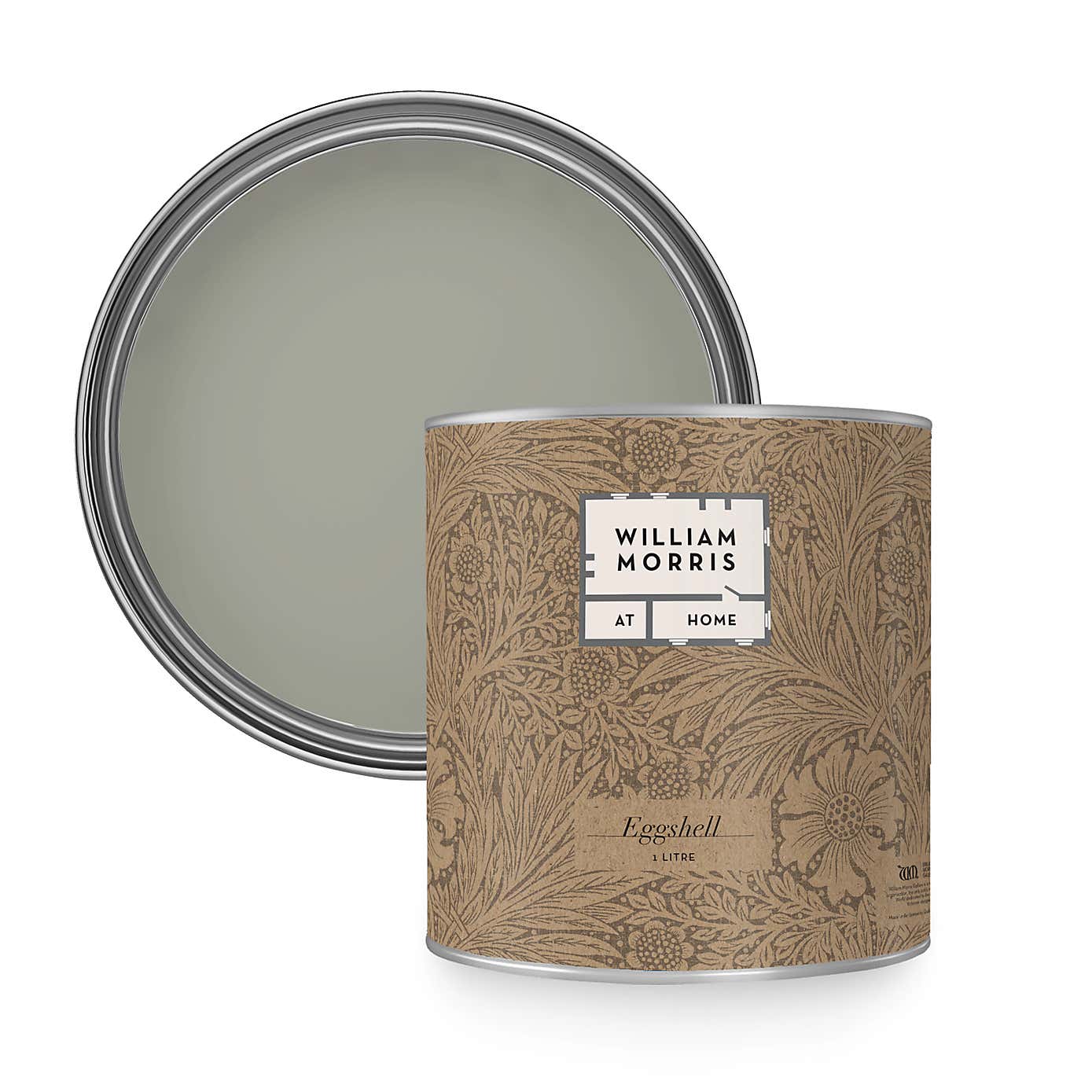 William Morris At Home Crumbled Sage Eggshell Paint