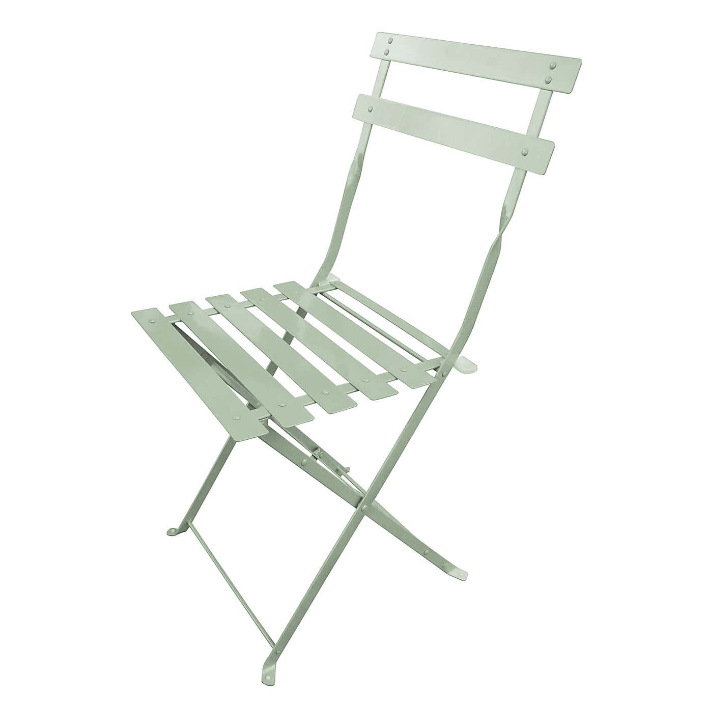 Charles Bentley Heritage Green Folding Metal Bistro Set