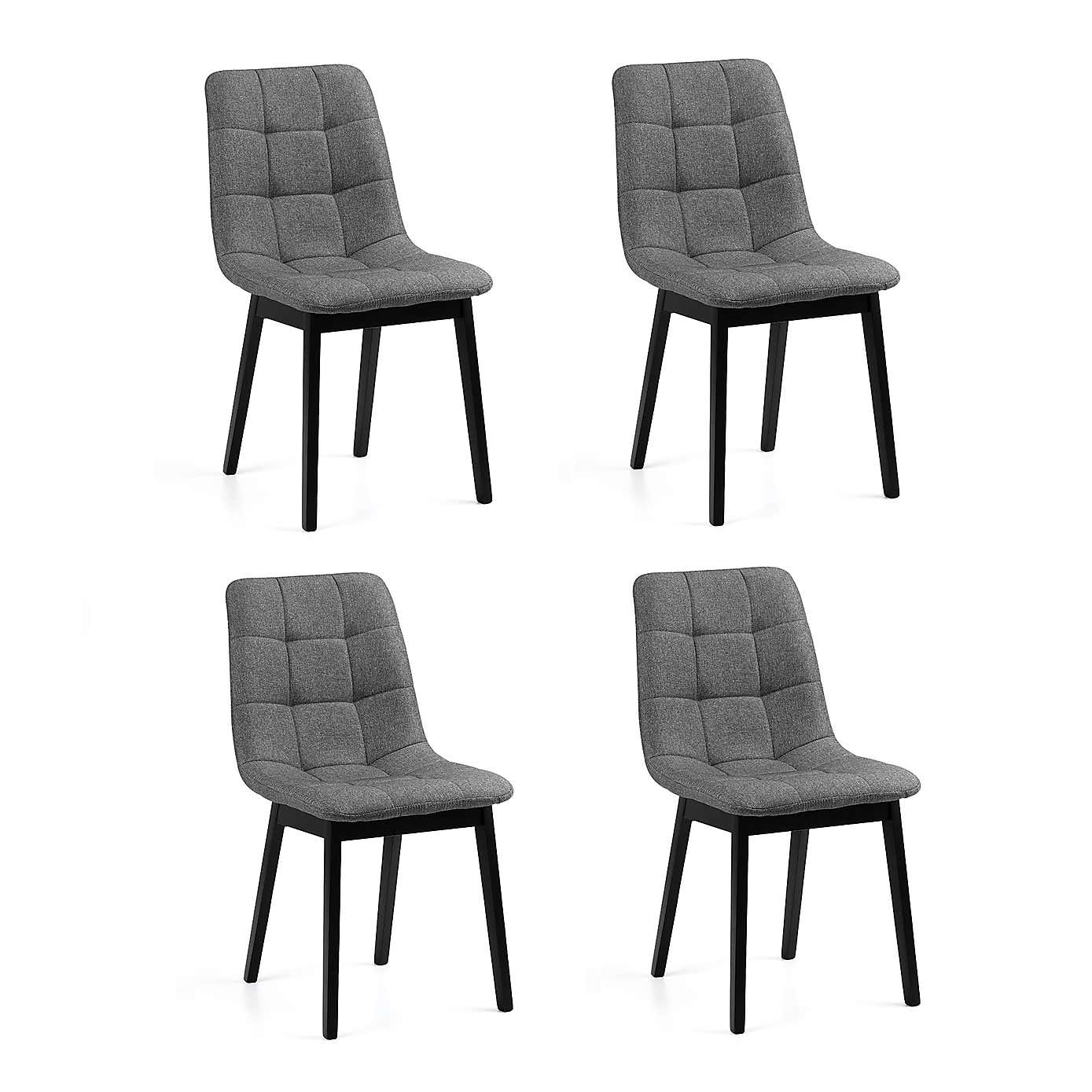 Hayden Set Of 4 Dining Chairs, Linen