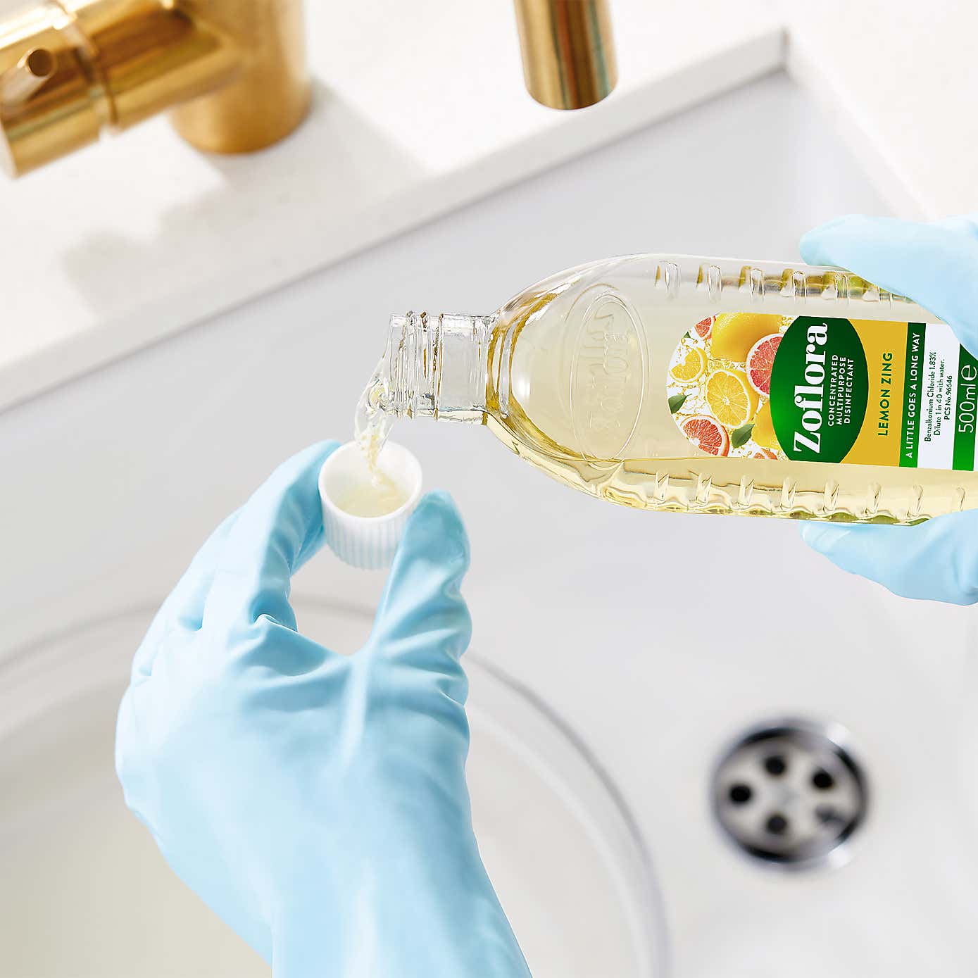 Zoflora 500ml Lemon Zing Concentrate