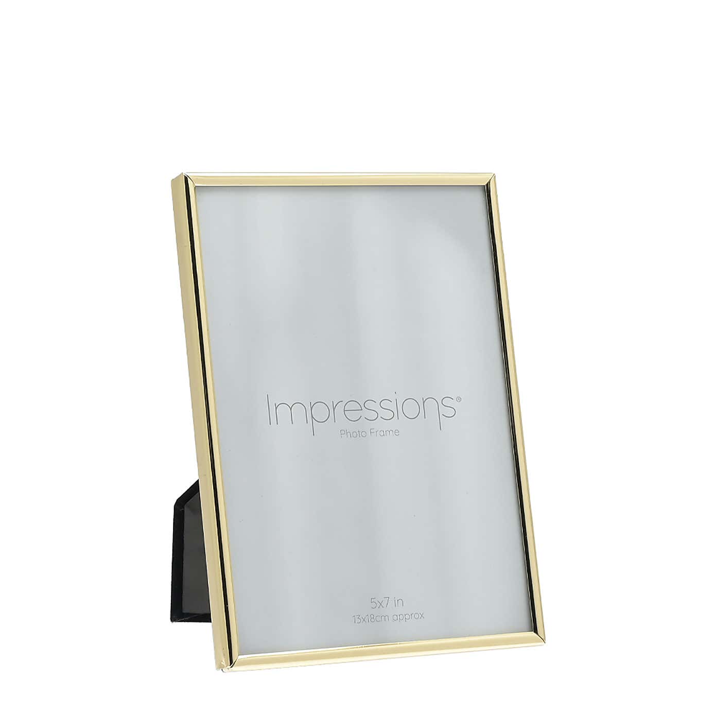 Impressions Thin Oblong Brass Photo Frame