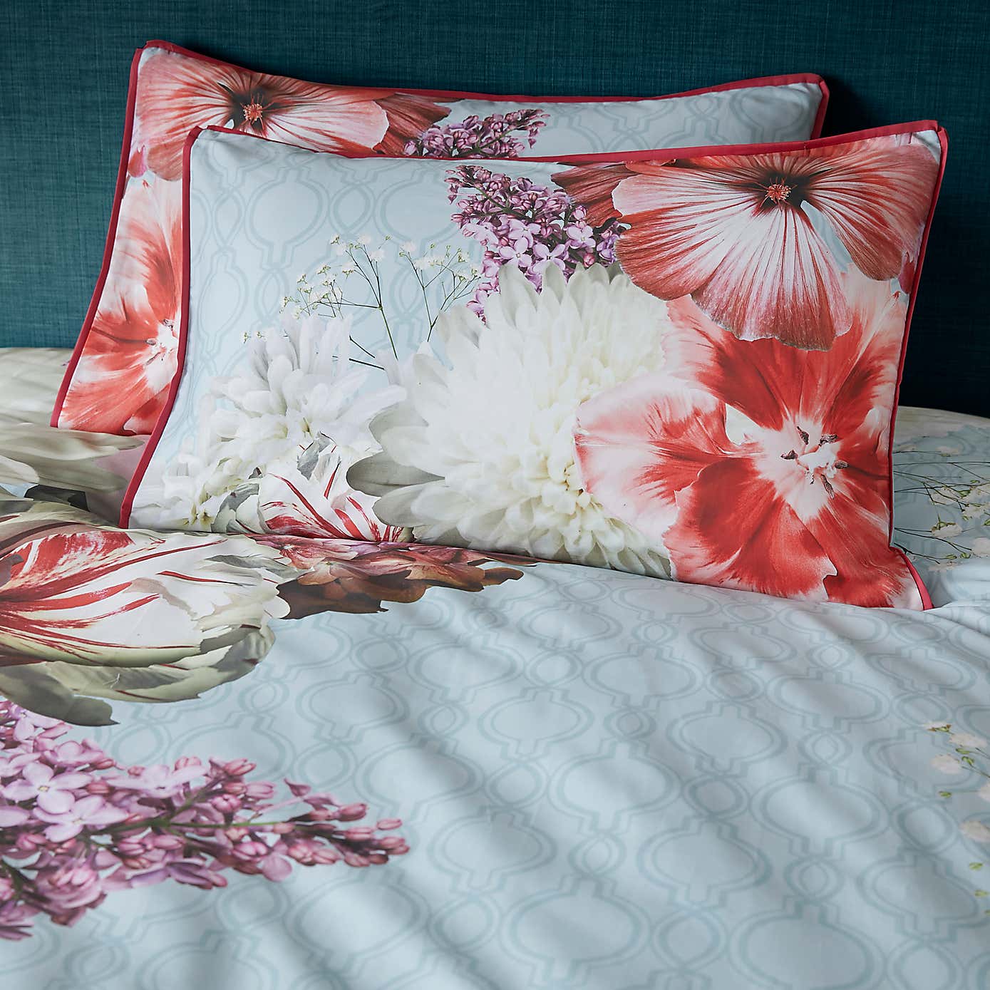 Laurence Llewelyn-Bowen Mayfair Lady 100% Cotton Duvet Cover and Pillowcase Set
