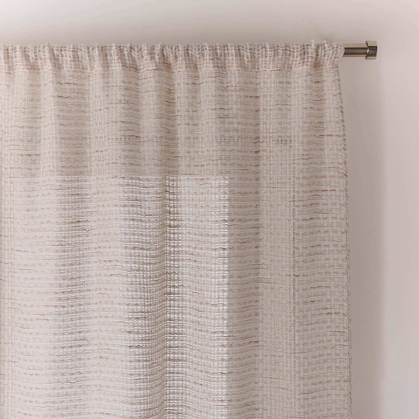 Luxe Open Mesh Slot Top Voile Panel