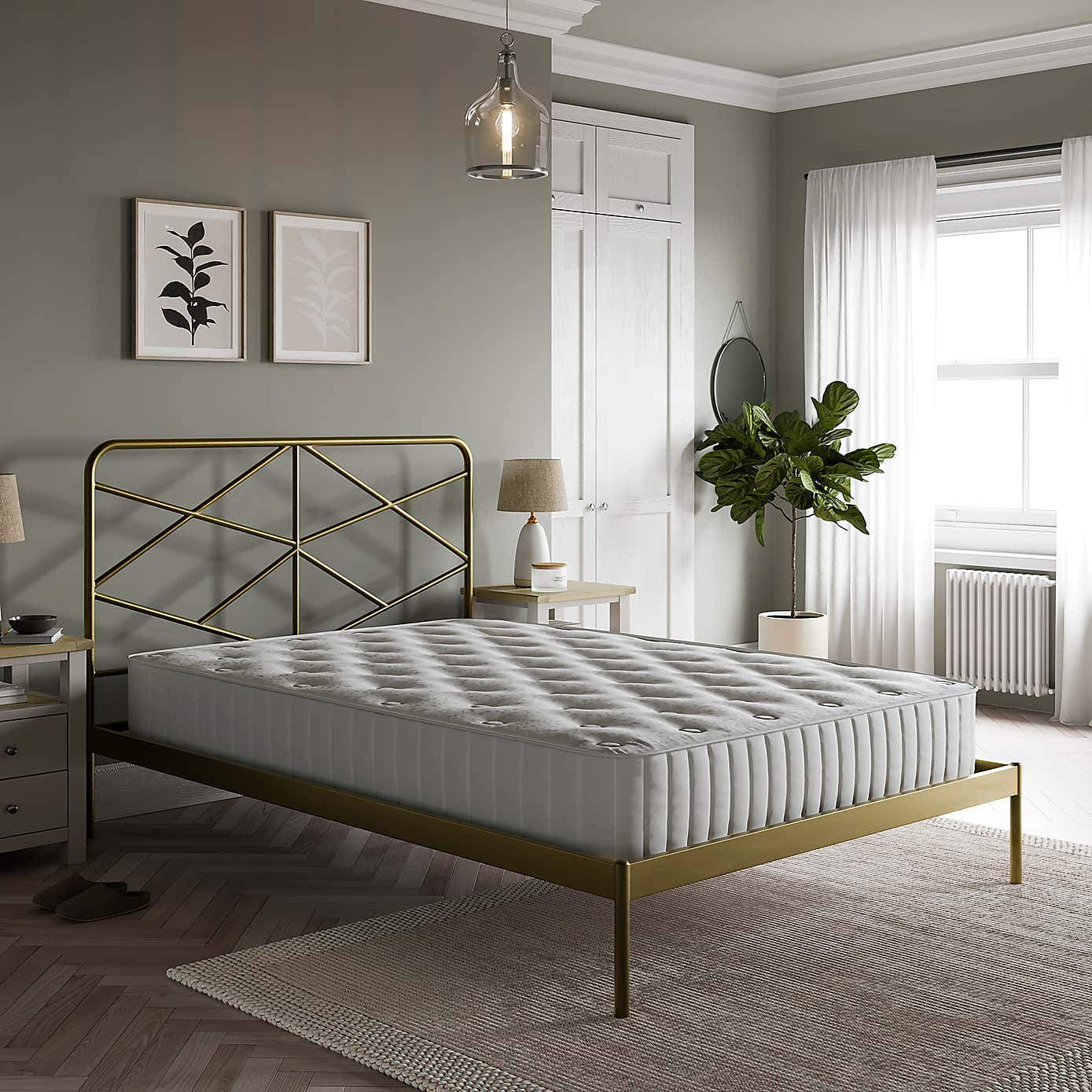 Lizzy Bed Frame, Metal
