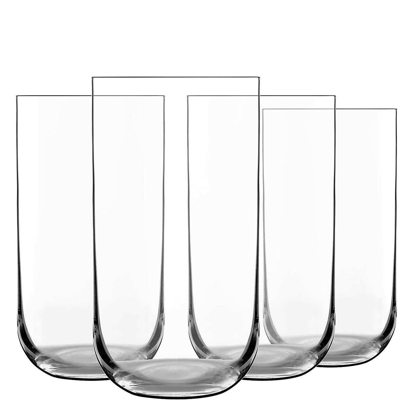 Luigi Bormioli Sublime Set of 4 Highball Glasses