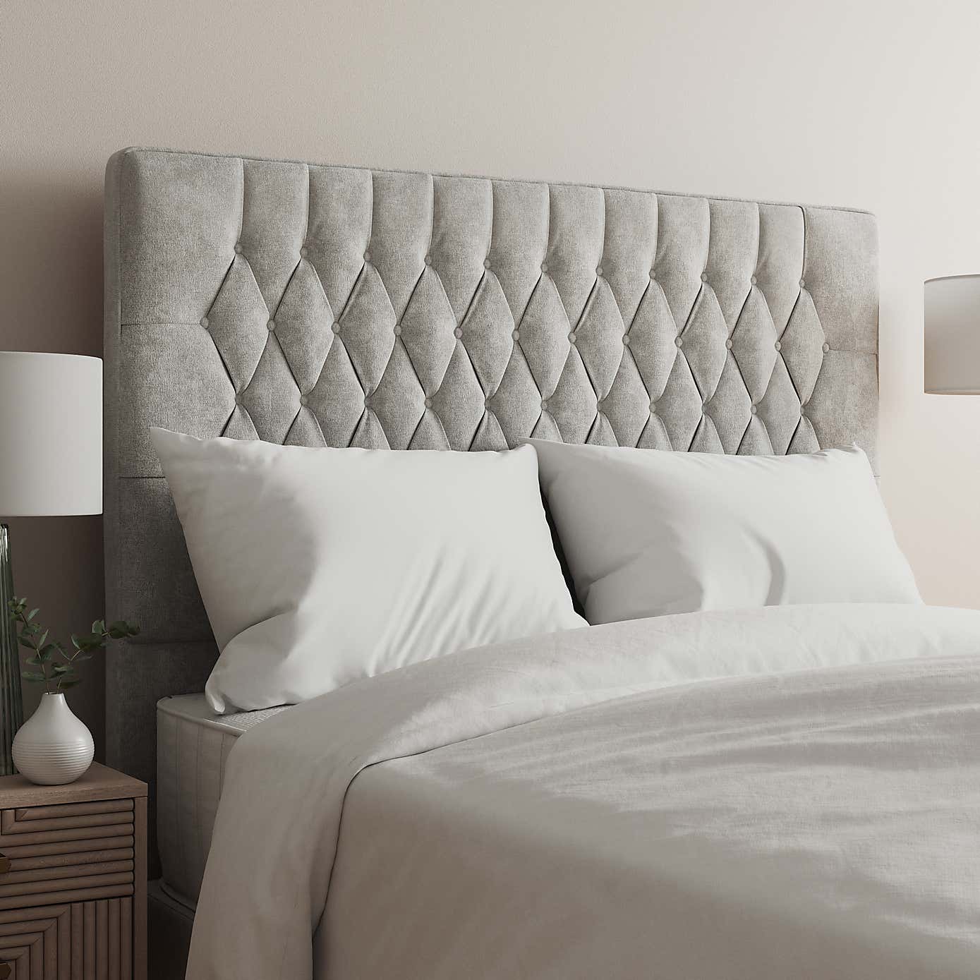 Velvet Chesterfield Headboard
