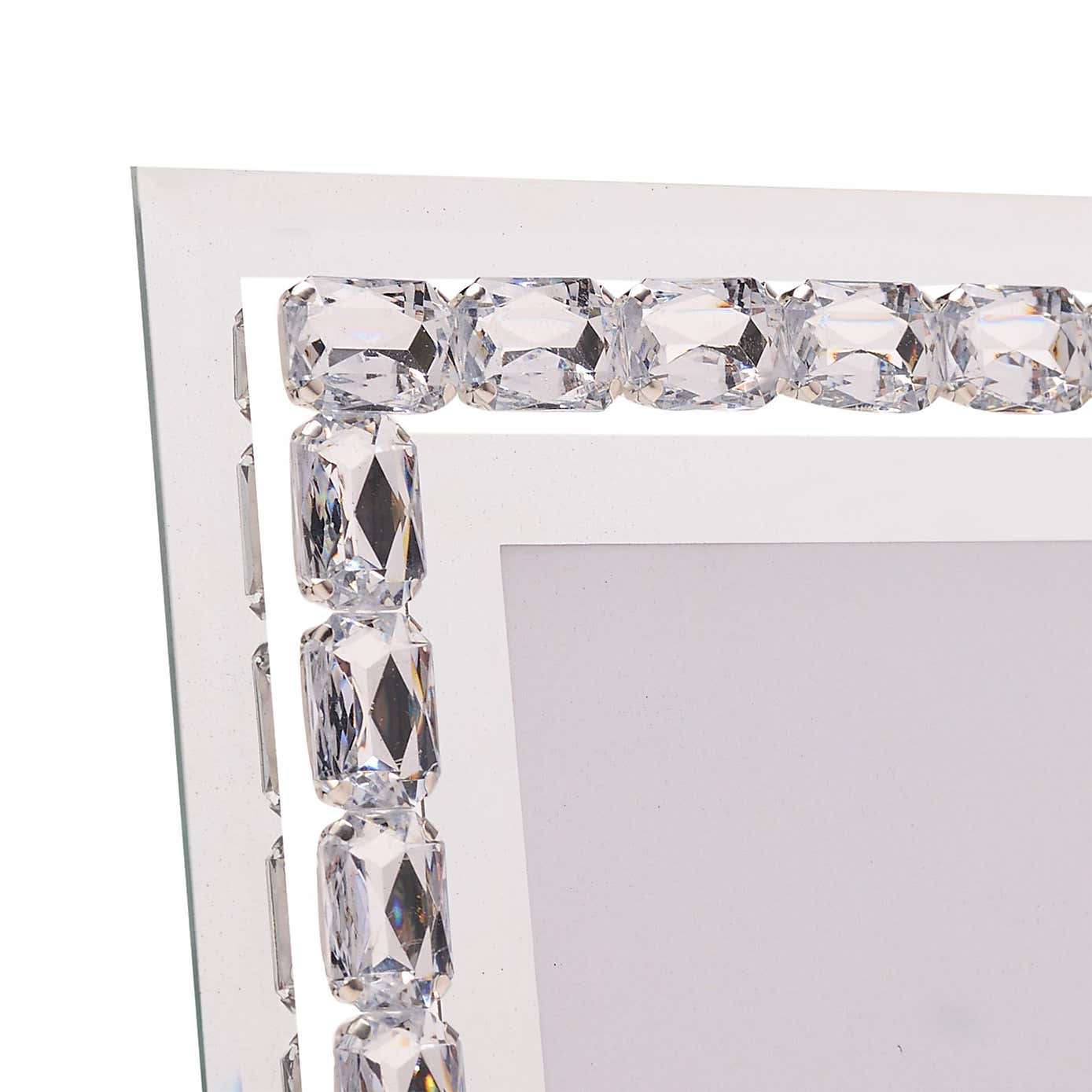 Hestia Silver Crystal Photo Frame