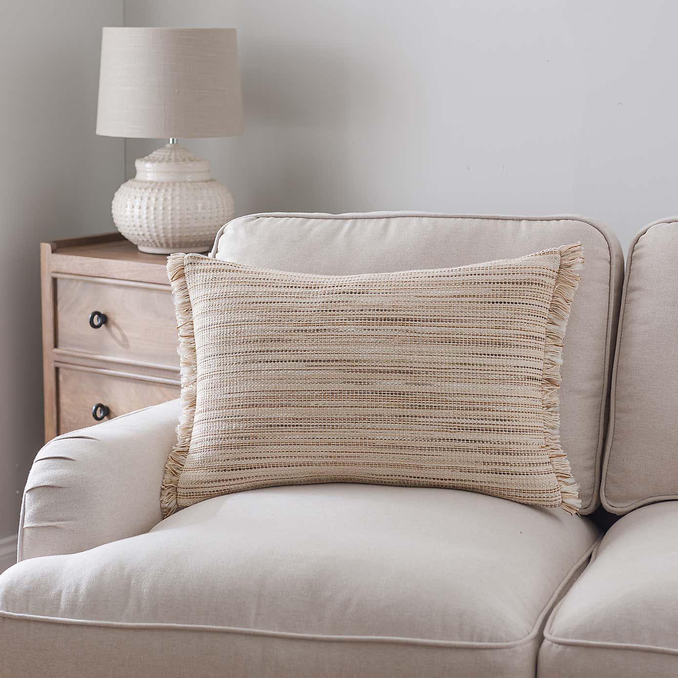 Ava Flatweave Square Cushion
